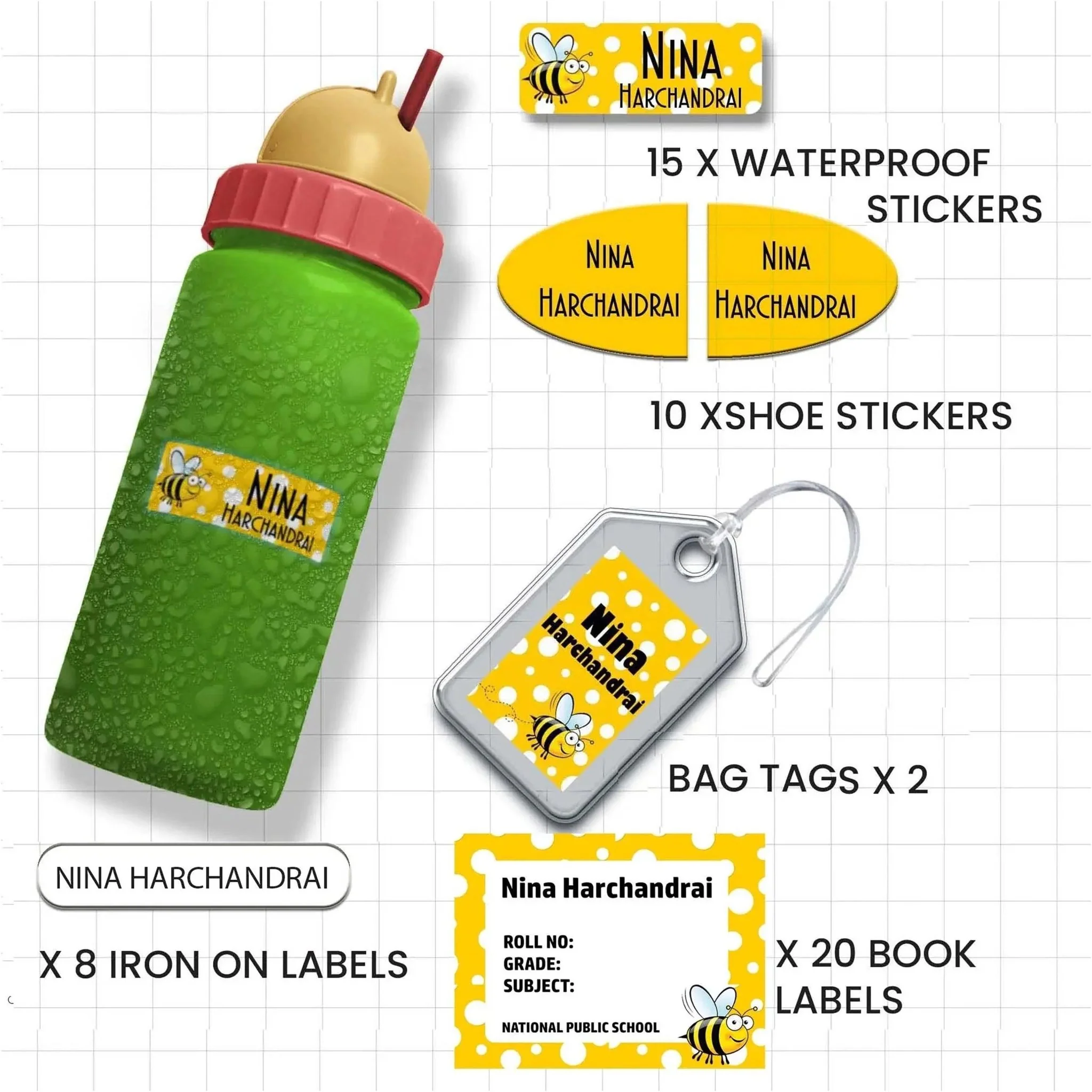 All You Need Pack - Set of 55 labels- ANIMALS & NATURE THEME - Image 13