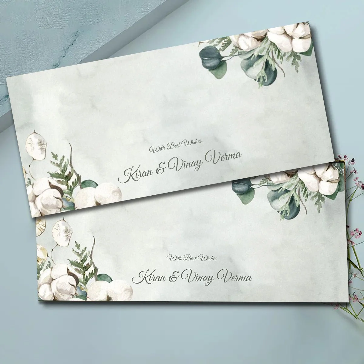 Assorted Floral Envelope Set (5 Designs) - Image 4
