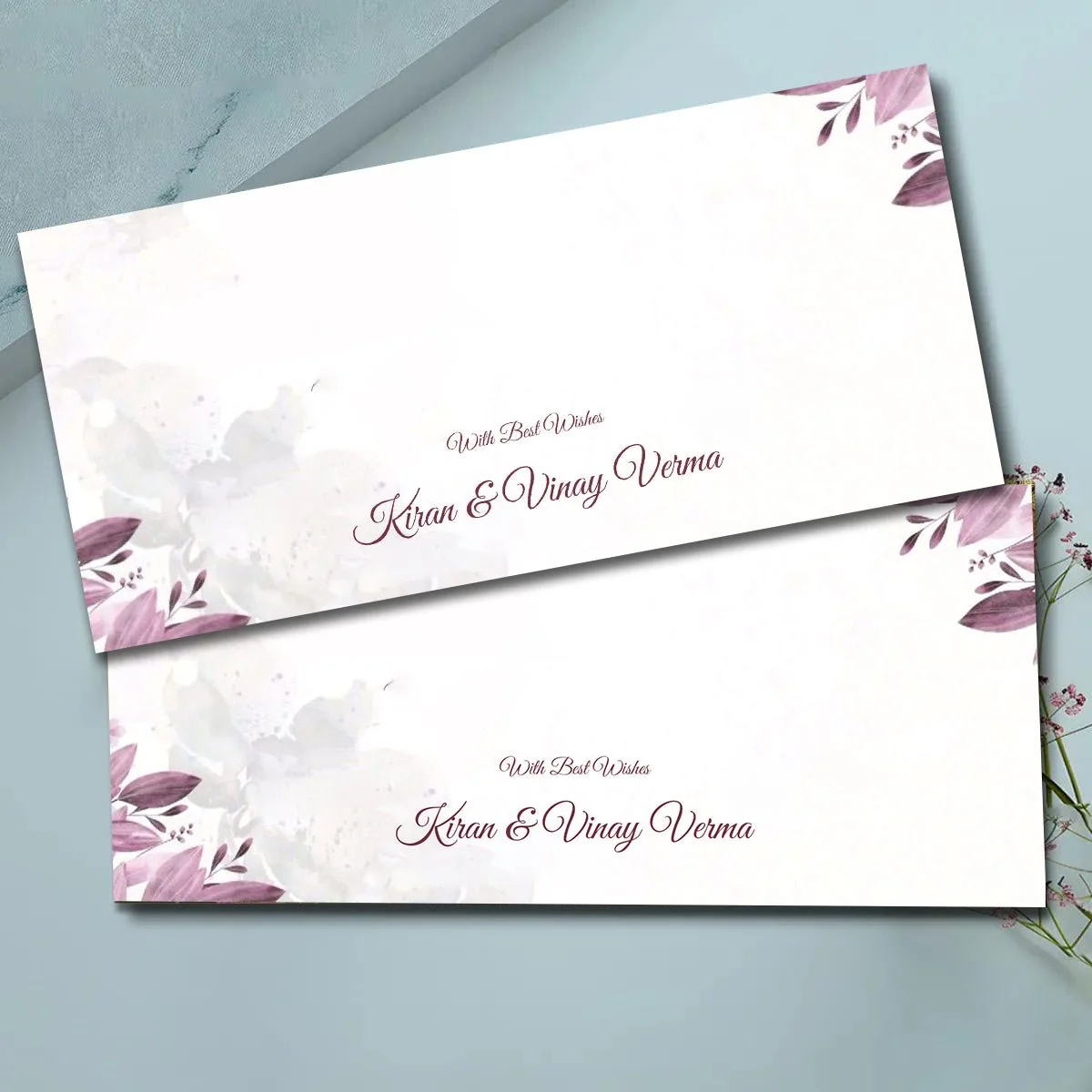 Assorted Floral Envelope Set (5 Designs) - Image 5