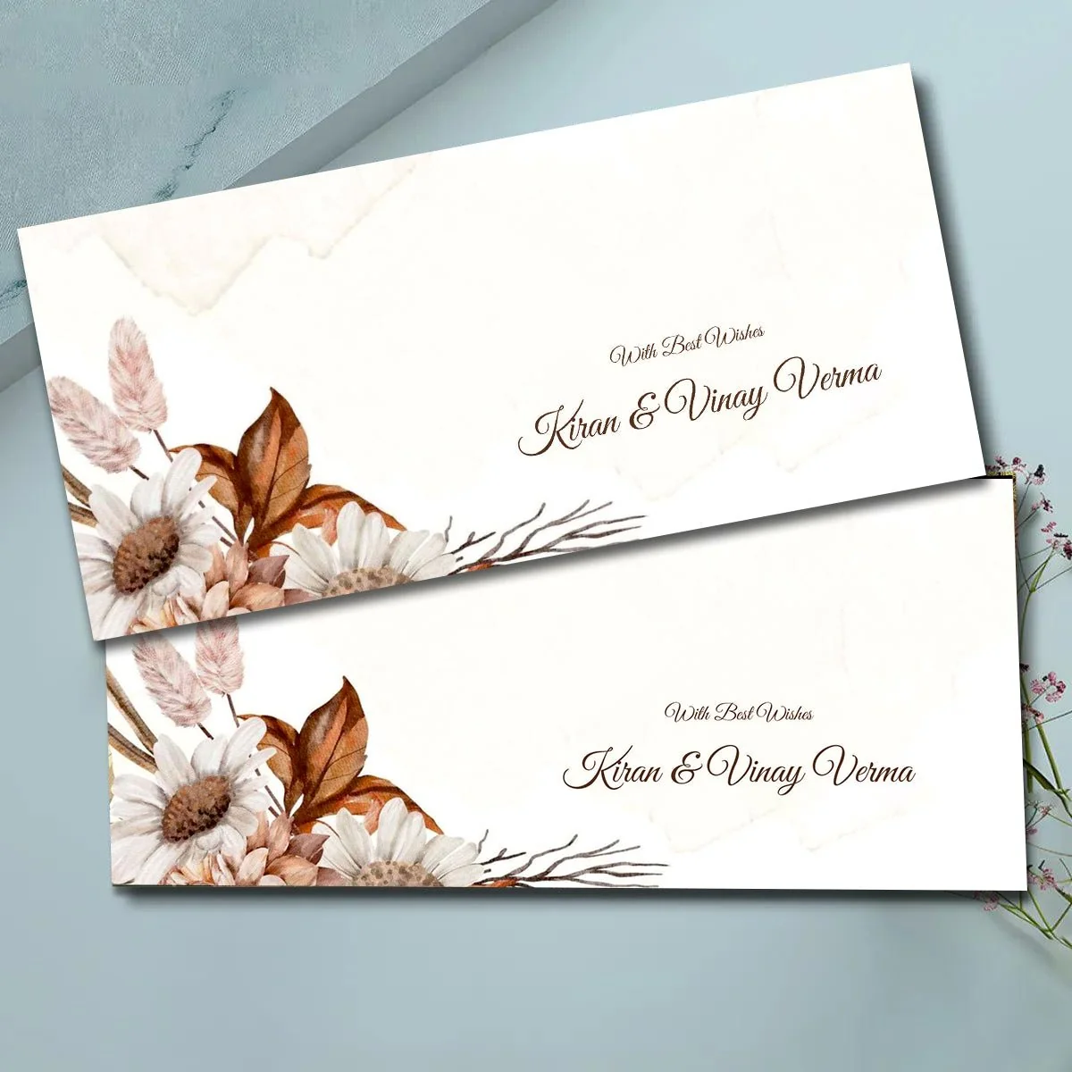 Assorted Floral Envelope Set (5 Designs) - Image 7