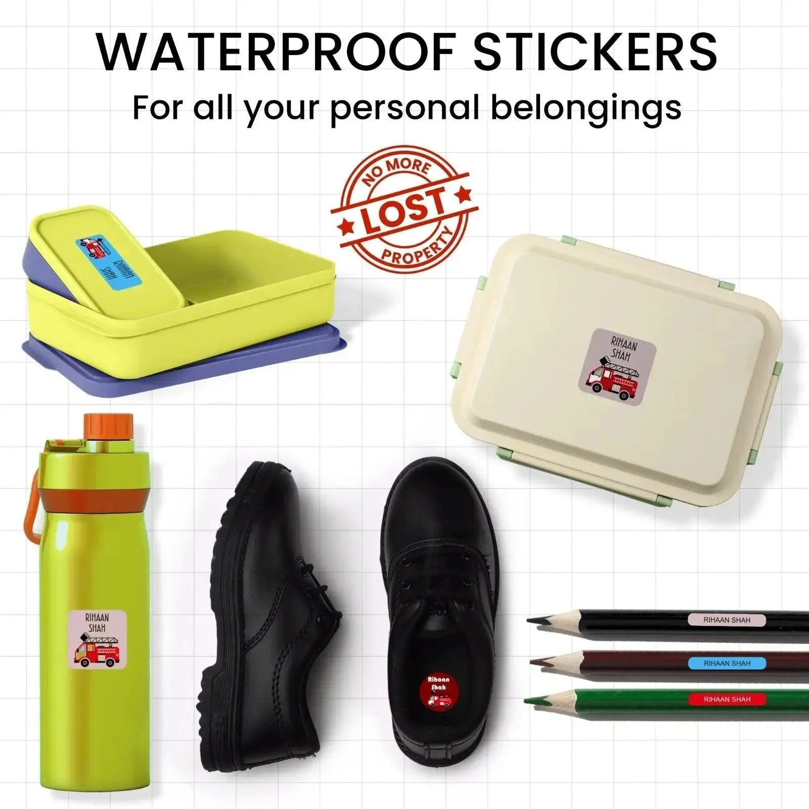 Assorted Shapes Waterproof Labels - Frozen Theme - Image 2