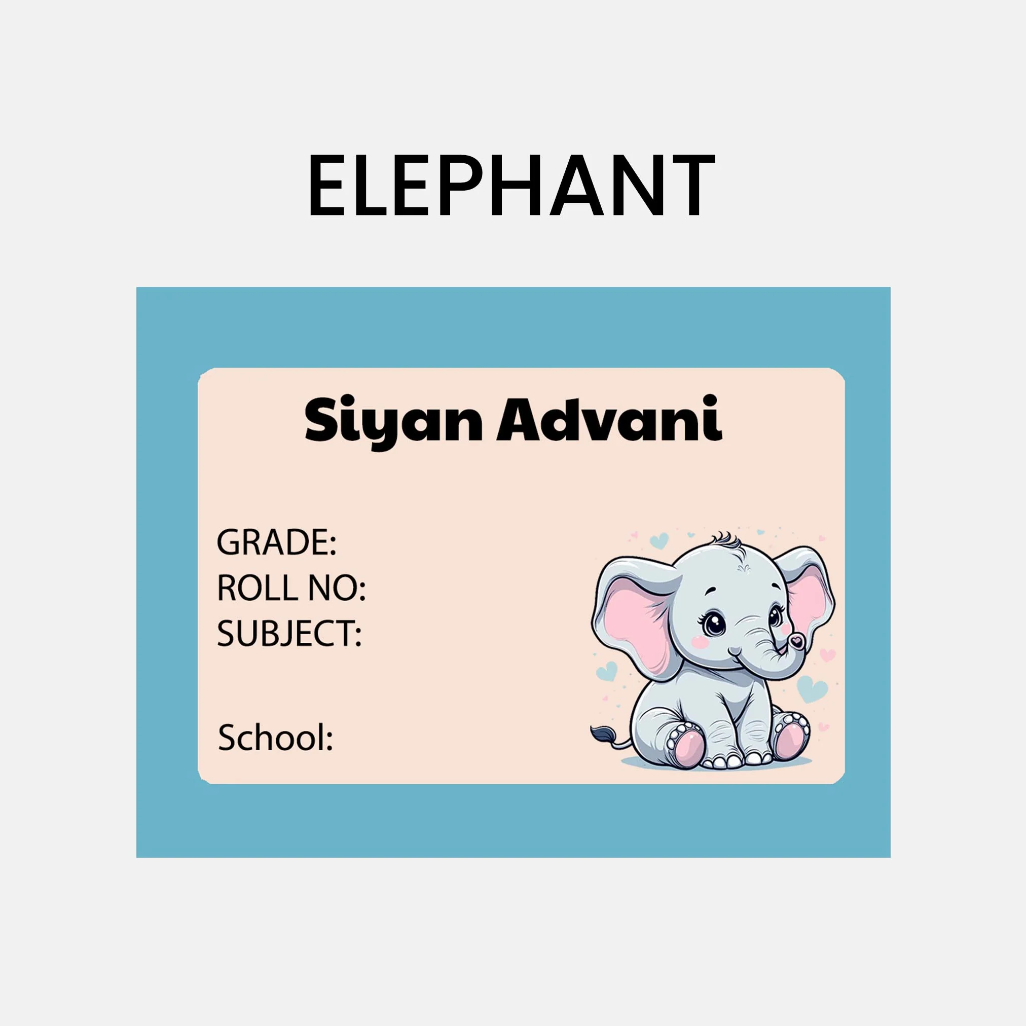 Book Labels & Stickers - ANIMALS & NATURE - Image 10