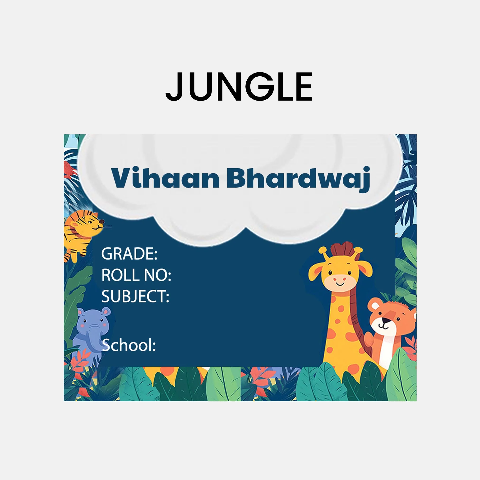 Book Labels & Stickers - ANIMALS & NATURE - Image 15