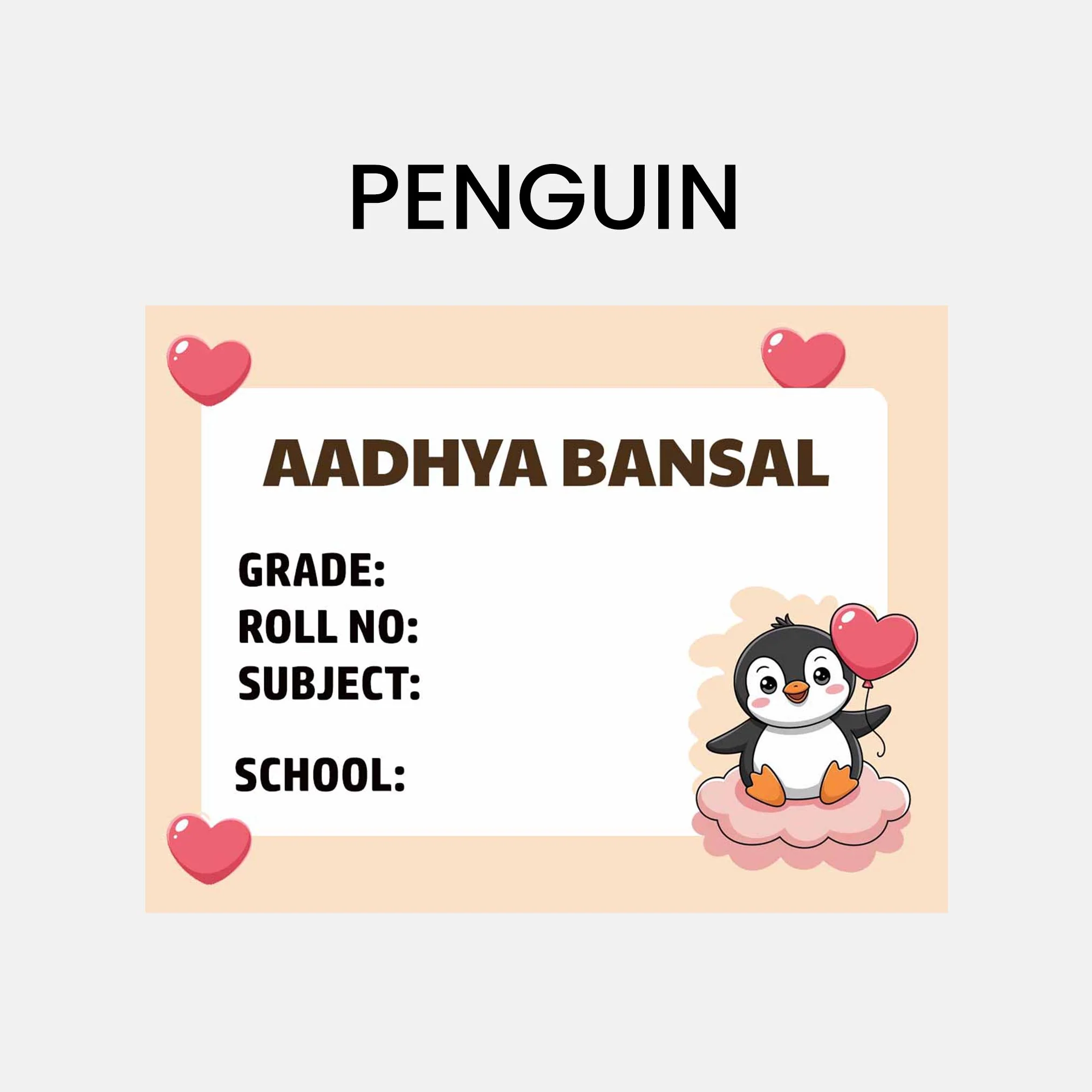 Book Labels & Stickers - ANIMALS & NATURE - Image 18