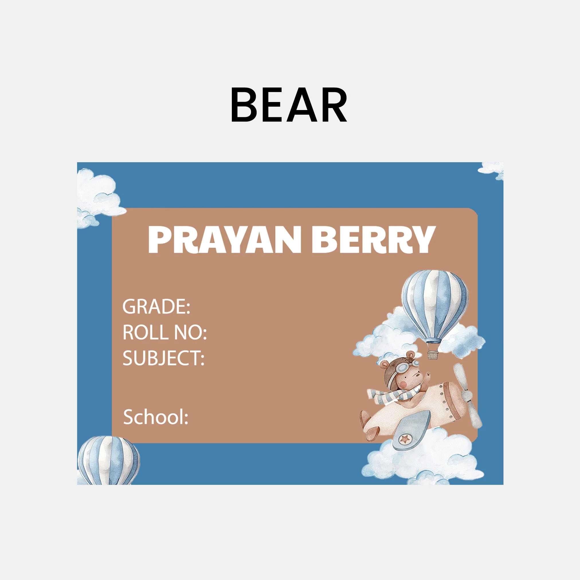 Book Labels & Stickers - ANIMALS & NATURE - Image 5