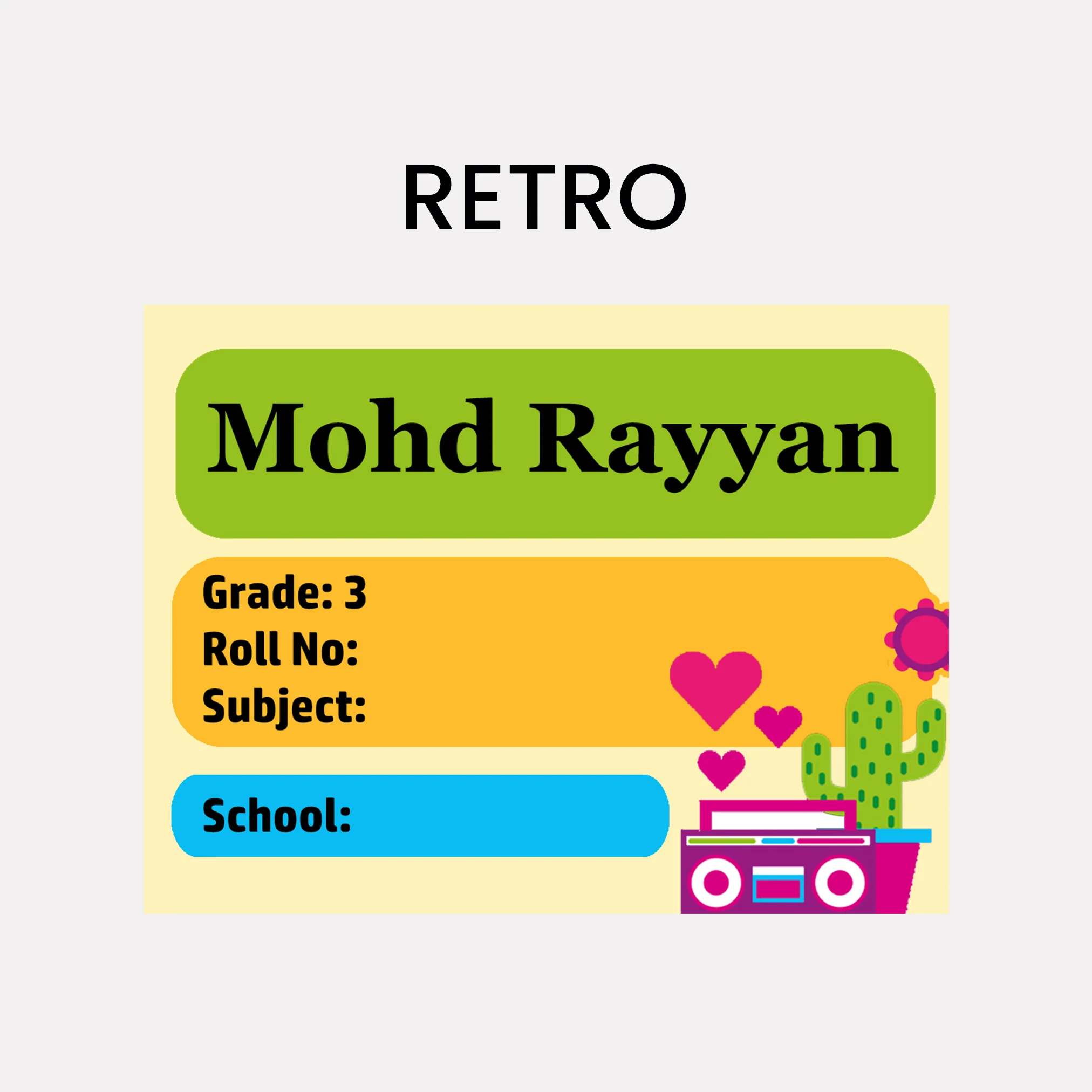Book Labels & Stickers - TEENS - Image 12