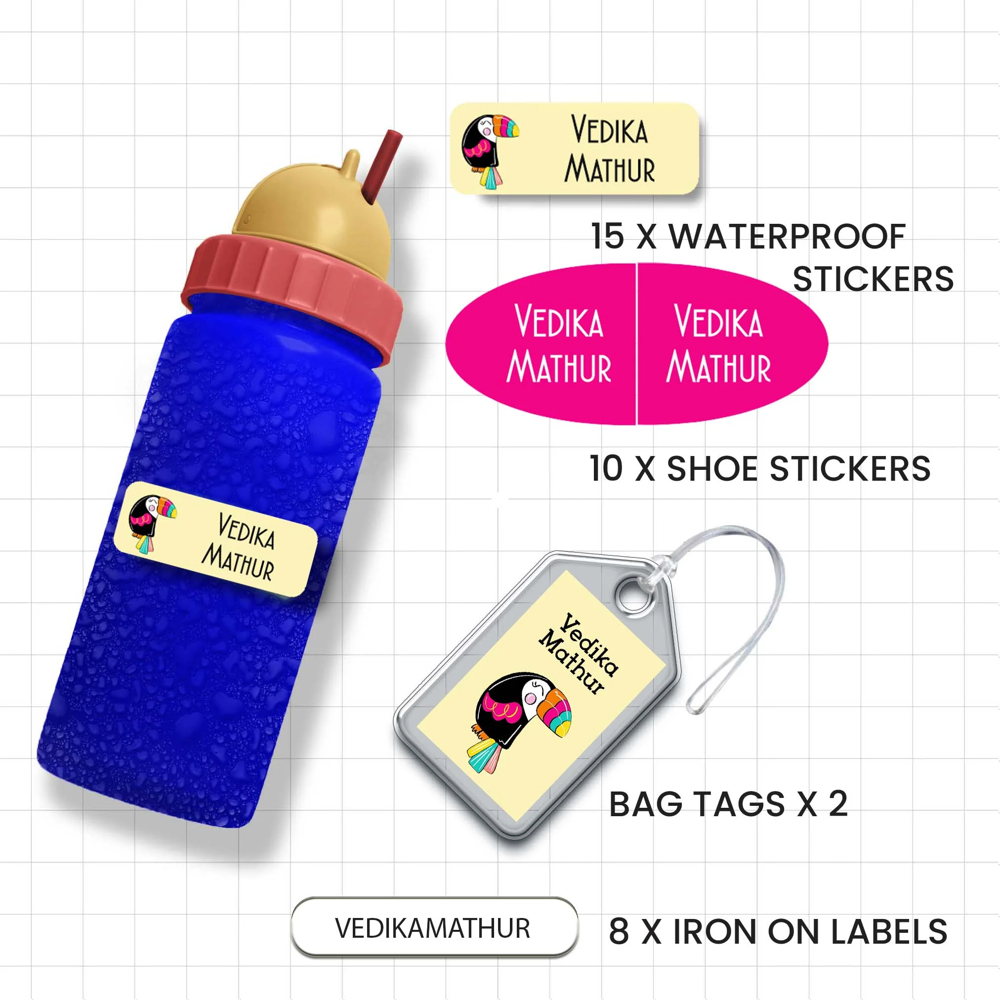 Classic Combo Label Pack - Set of 35 pieces - Image 101