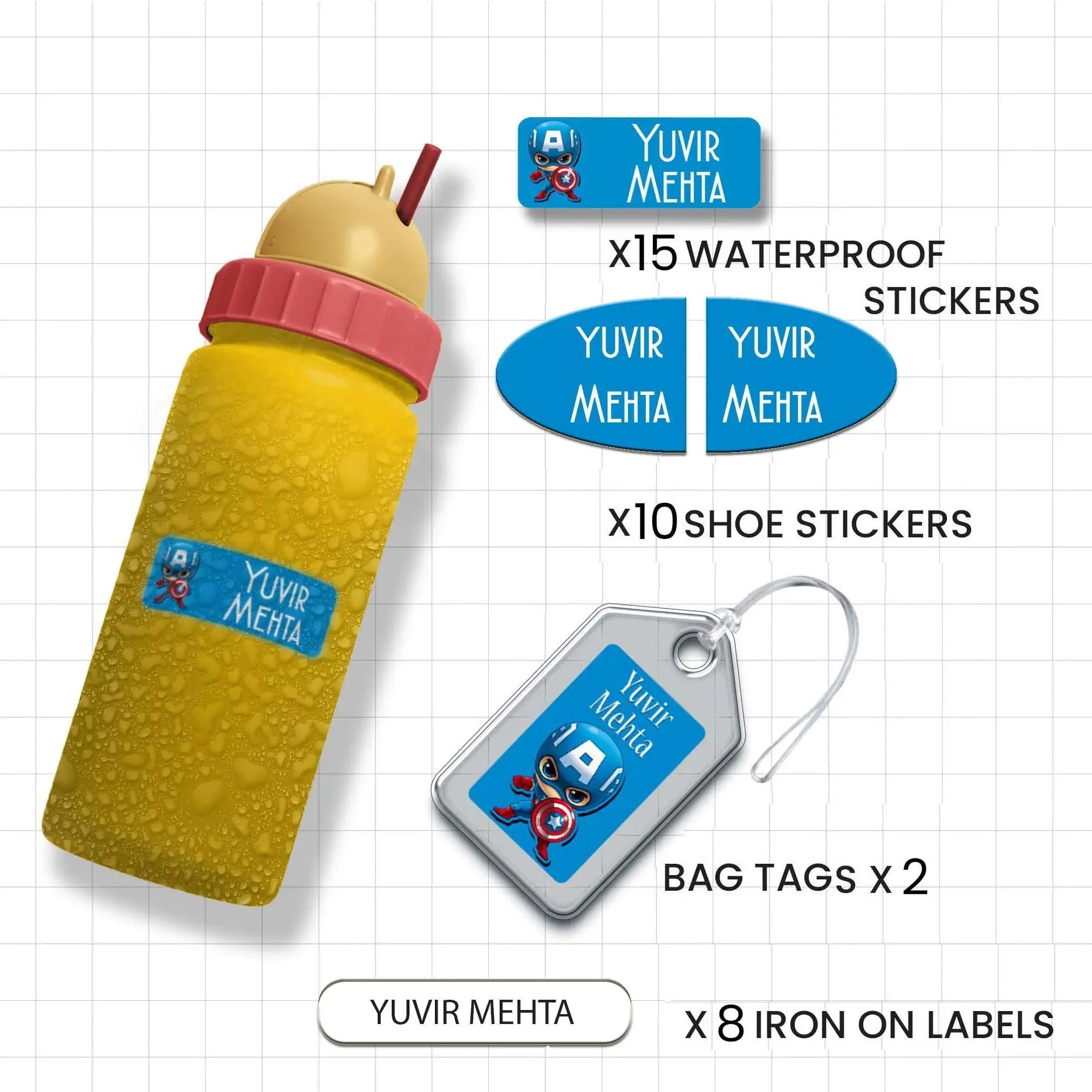 Classic Combo Label Pack - Set of 35 pieces - Image 13