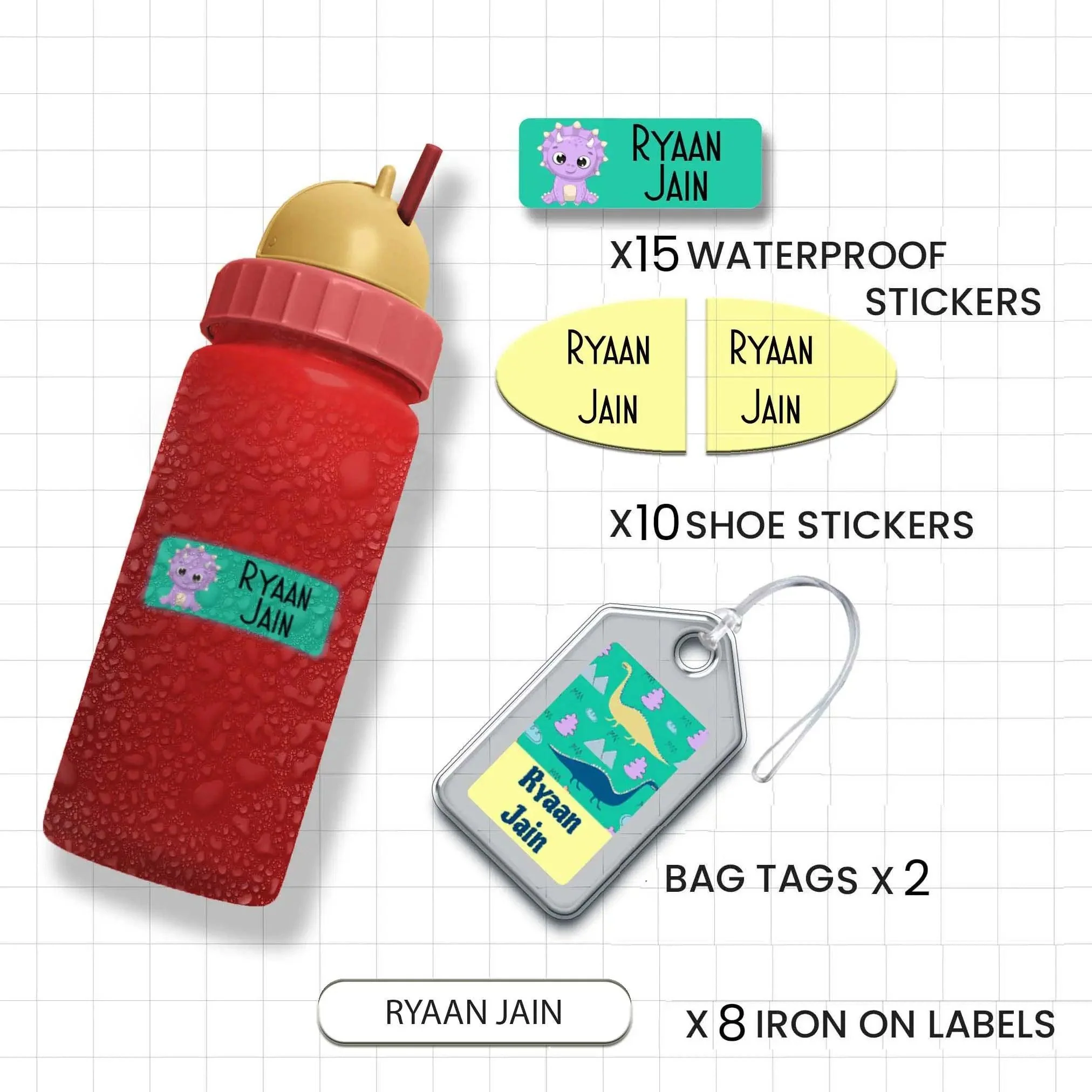 Classic Combo Label Pack - Set of 35 pieces - Image 20