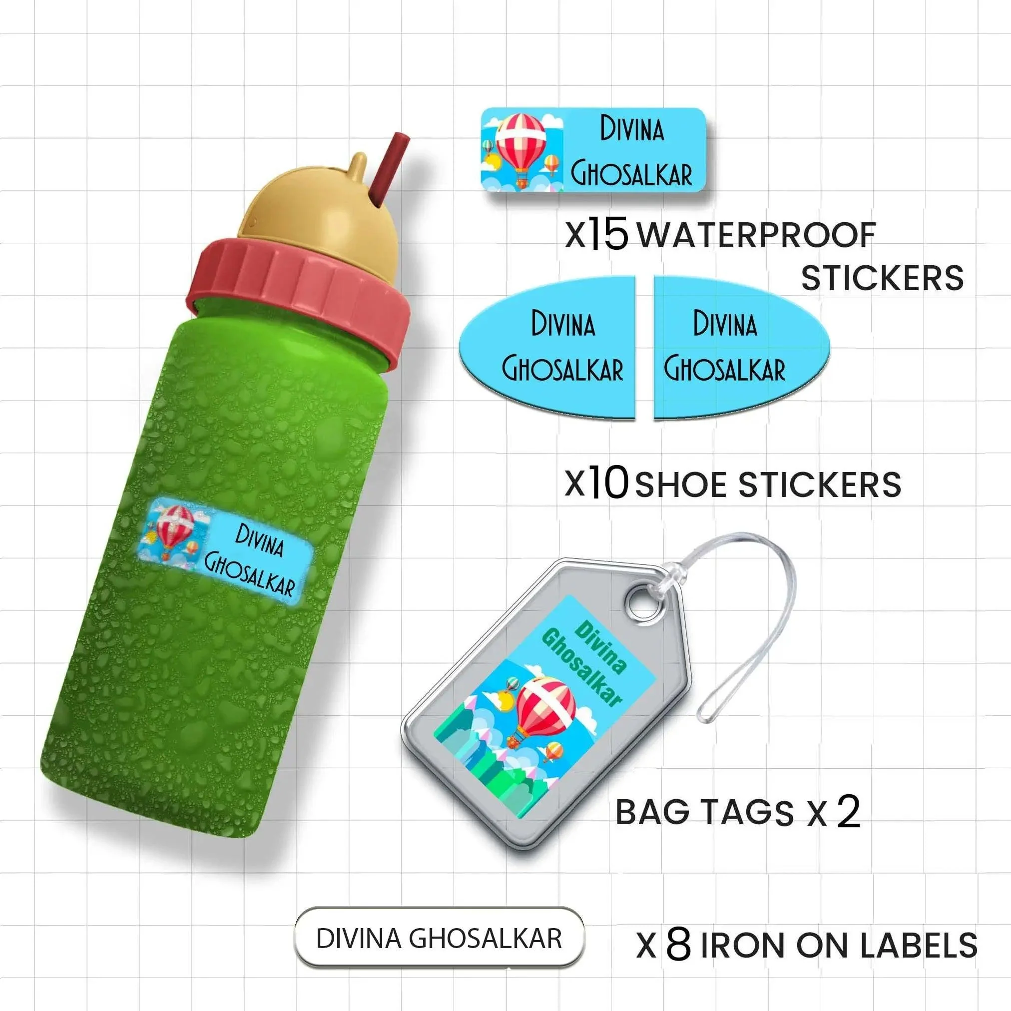 Classic Combo Label Pack - Set of 35 pieces - Image 31