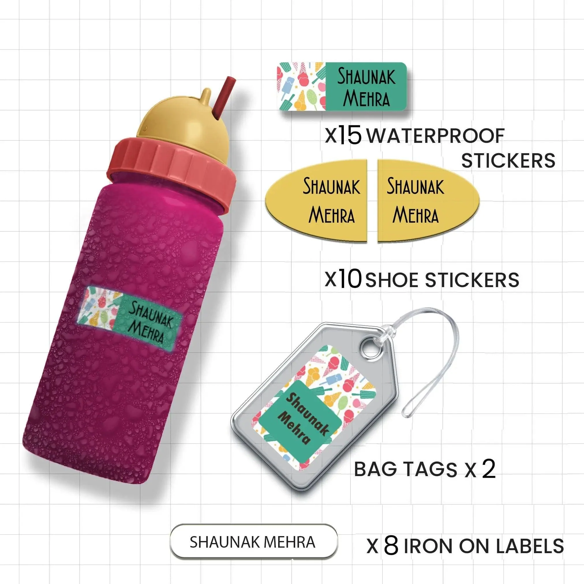 Classic Combo Label Pack - Set of 35 pieces - Image 32
