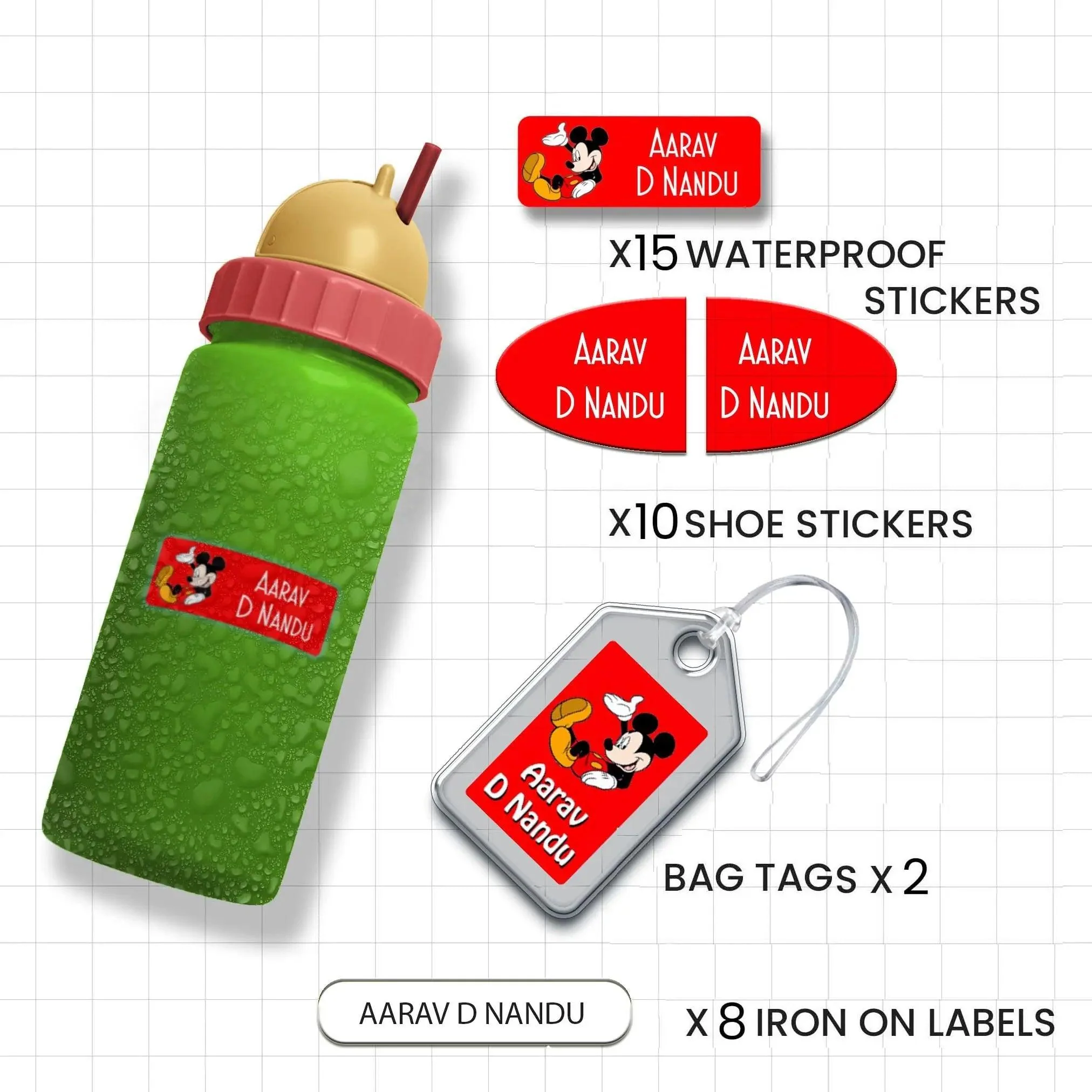 Classic Combo Label Pack - Set of 35 pieces - Image 36