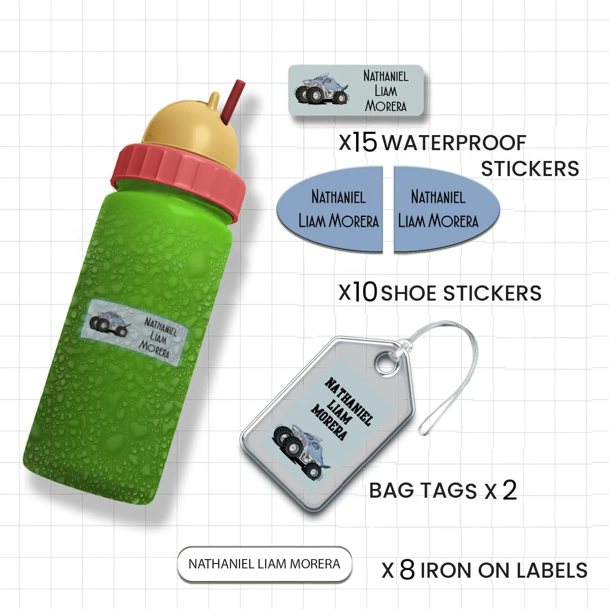 Classic Combo Label Pack - Set of 35 pieces - Image 38