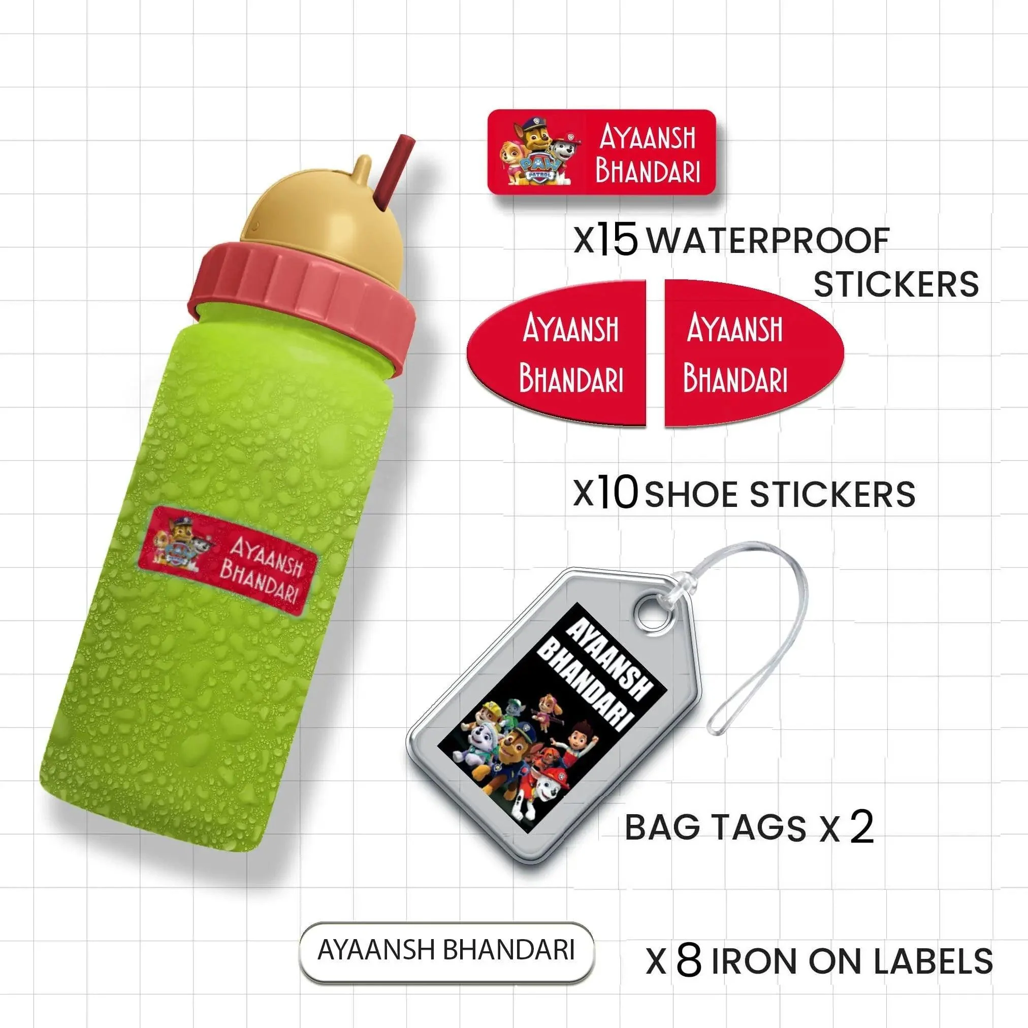 Classic Combo Label Pack - Set of 35 pieces - Image 42
