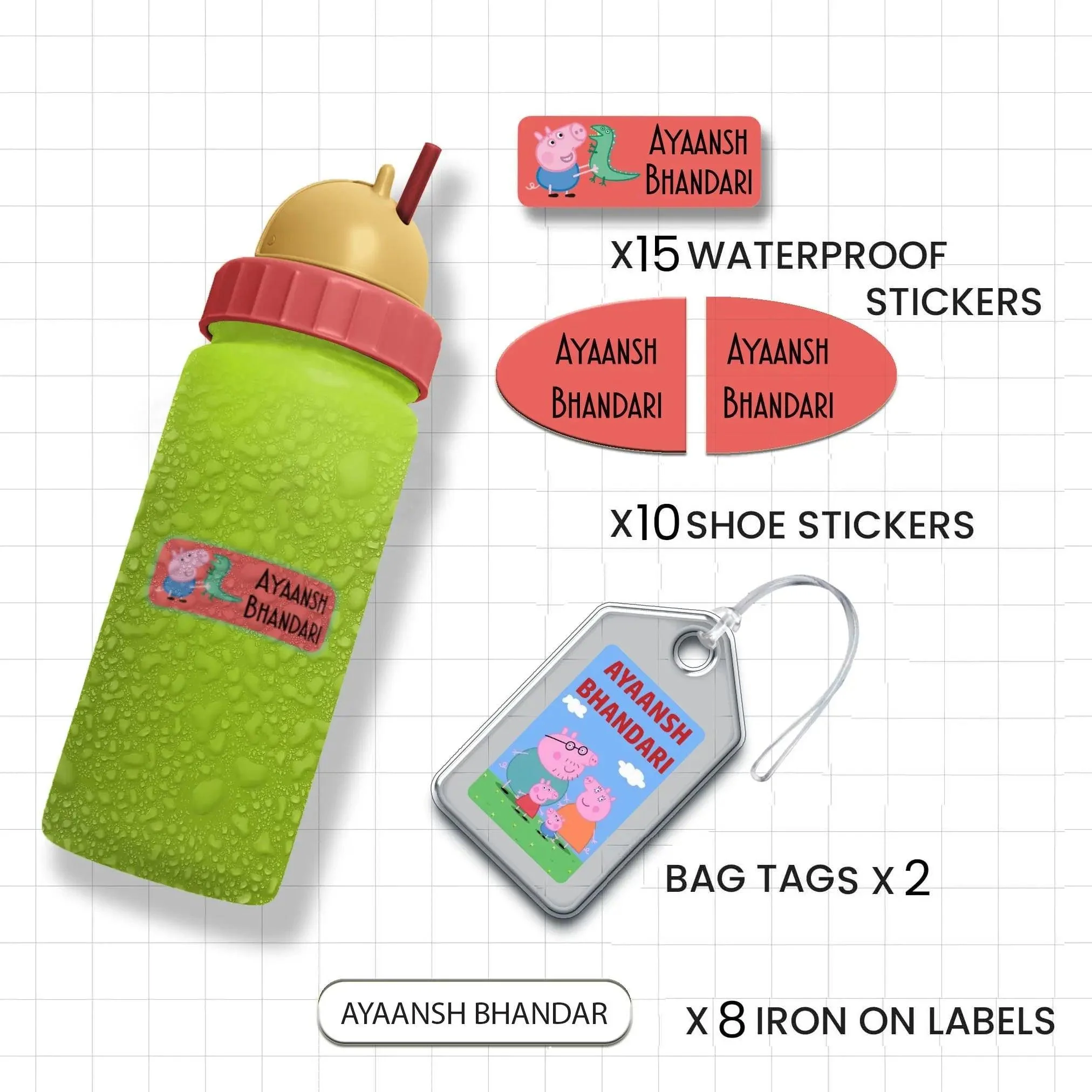 Classic Combo Label Pack - Set of 35 pieces - Image 44