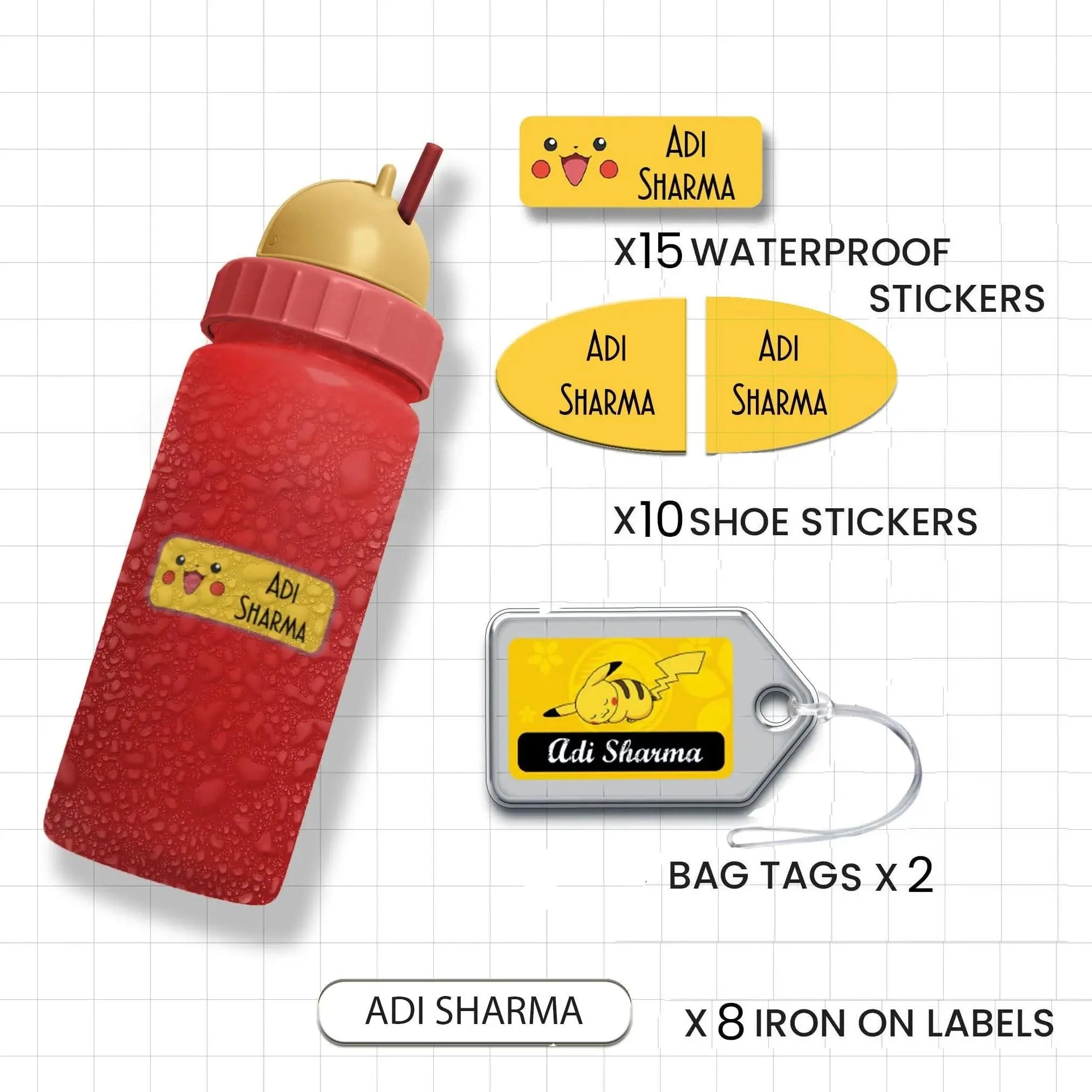 Classic Combo Label Pack - Set of 35 pieces - Image 45