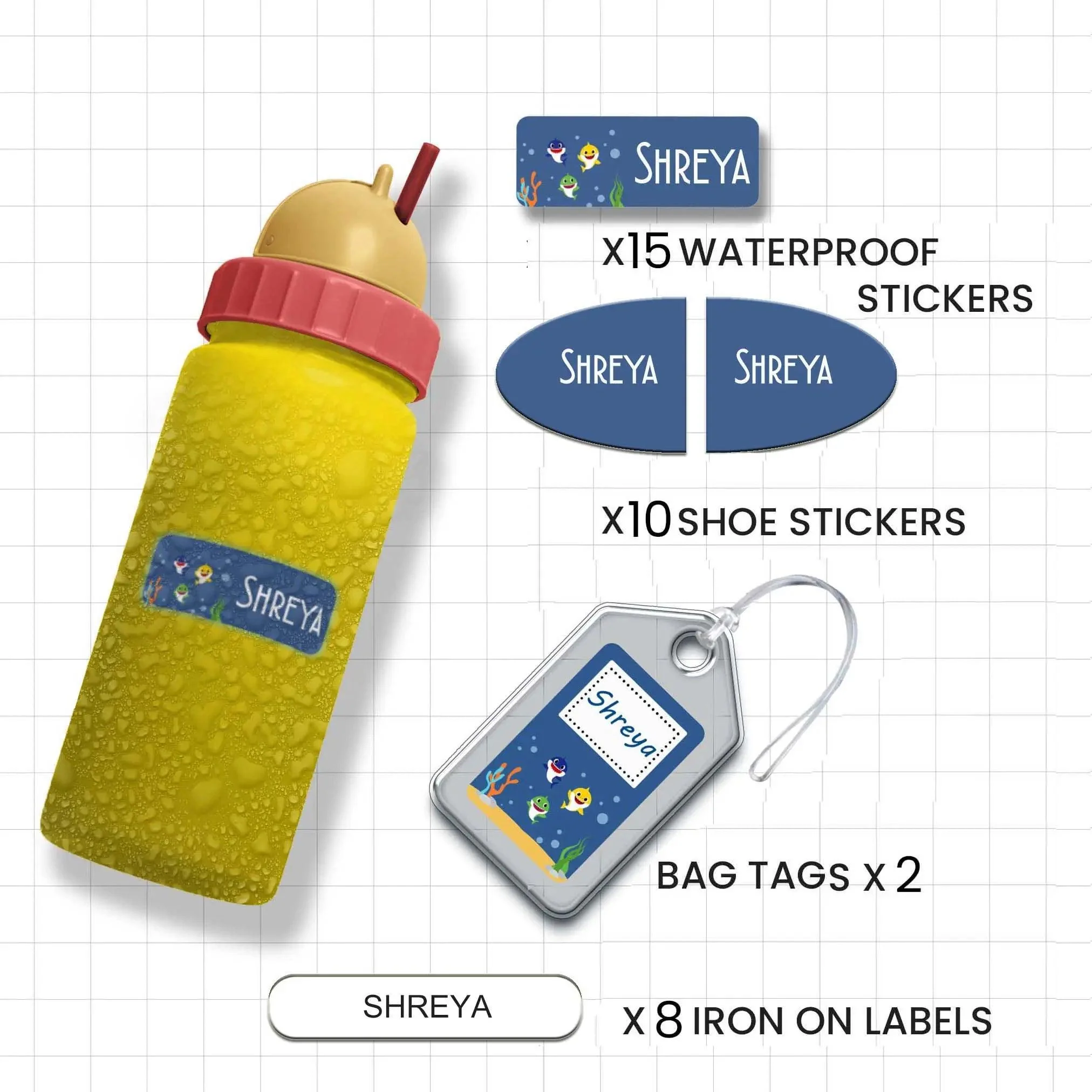 Classic Combo Label Pack - Set of 35 pieces - Image 5