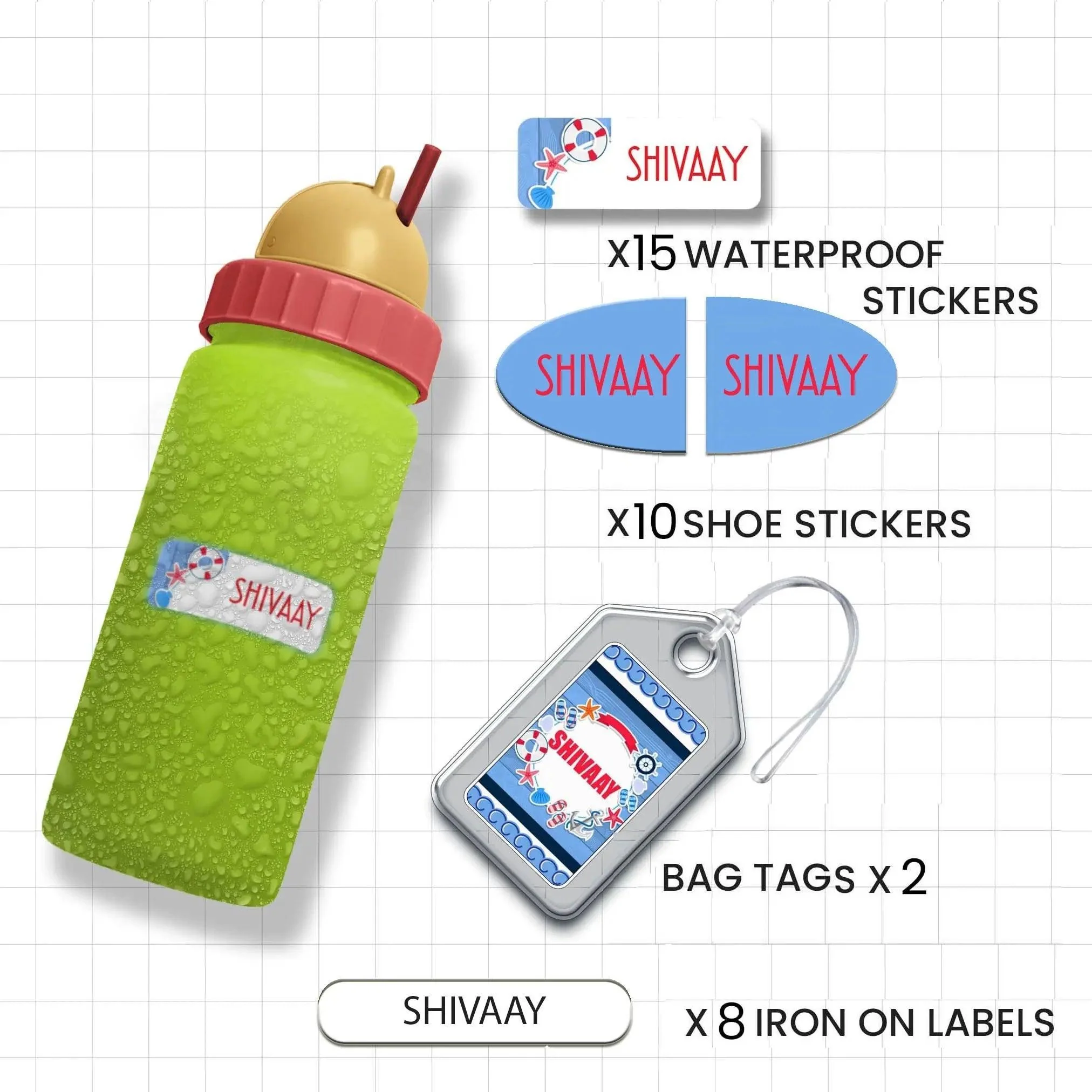 Classic Combo Label Pack - Set of 35 pieces - Image 52