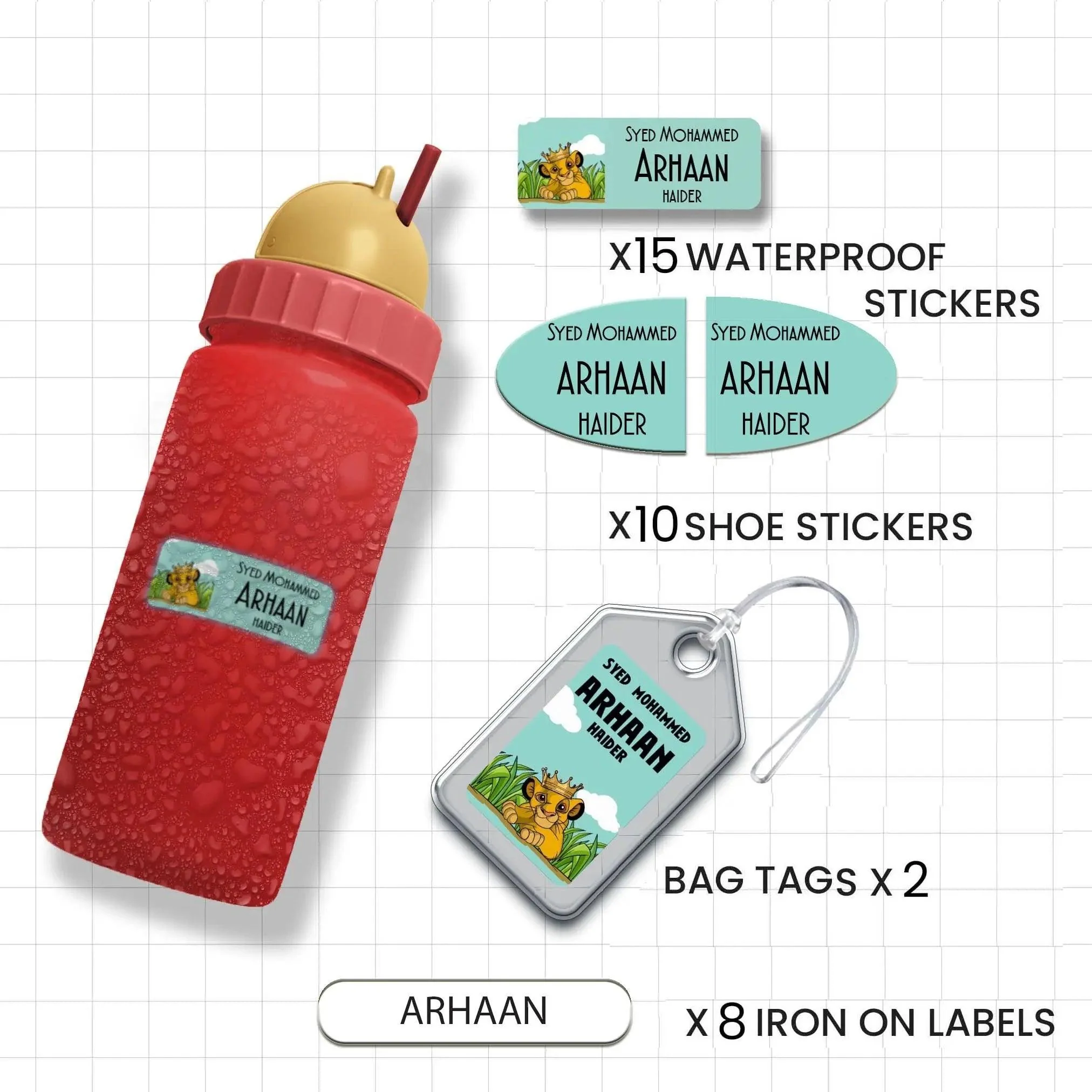 Classic Combo Label Pack - Set of 35 pieces - Image 53