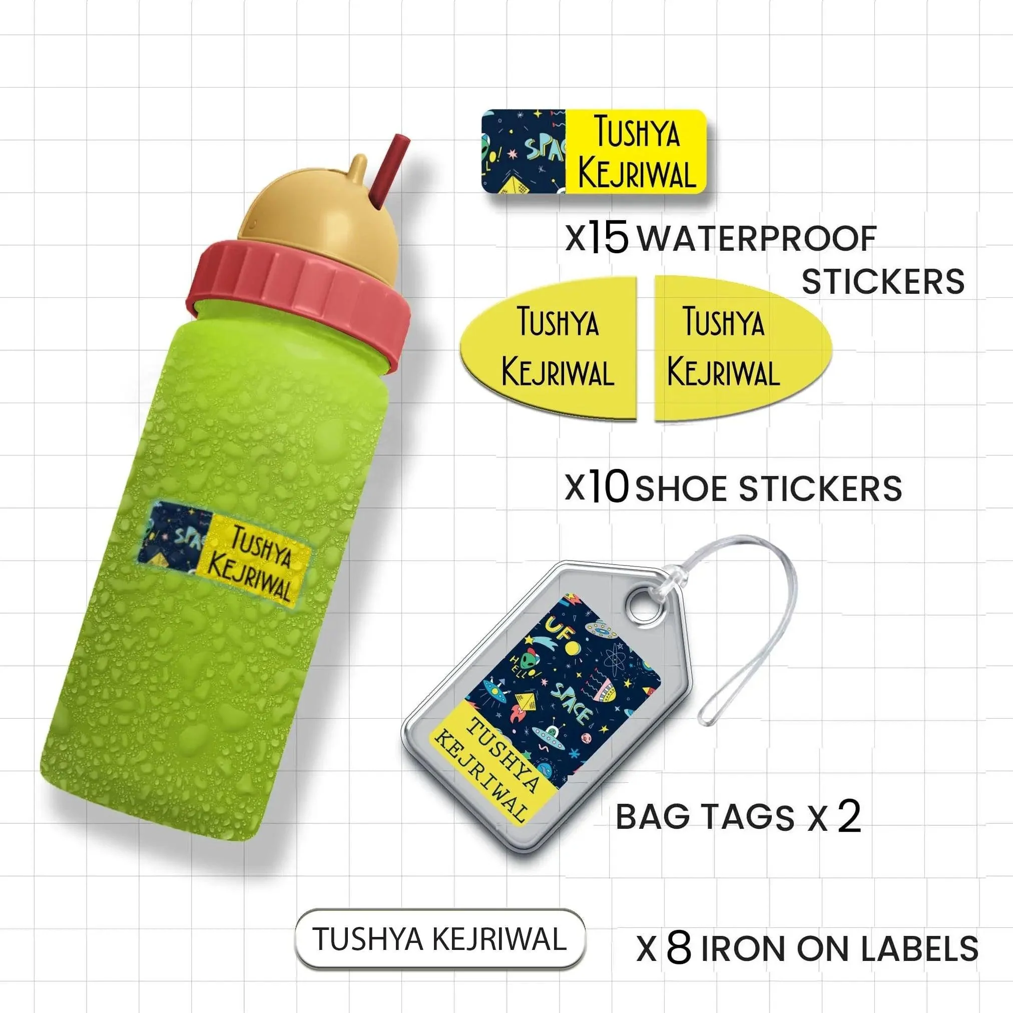 Classic Combo Label Pack - Set of 35 pieces - Image 55