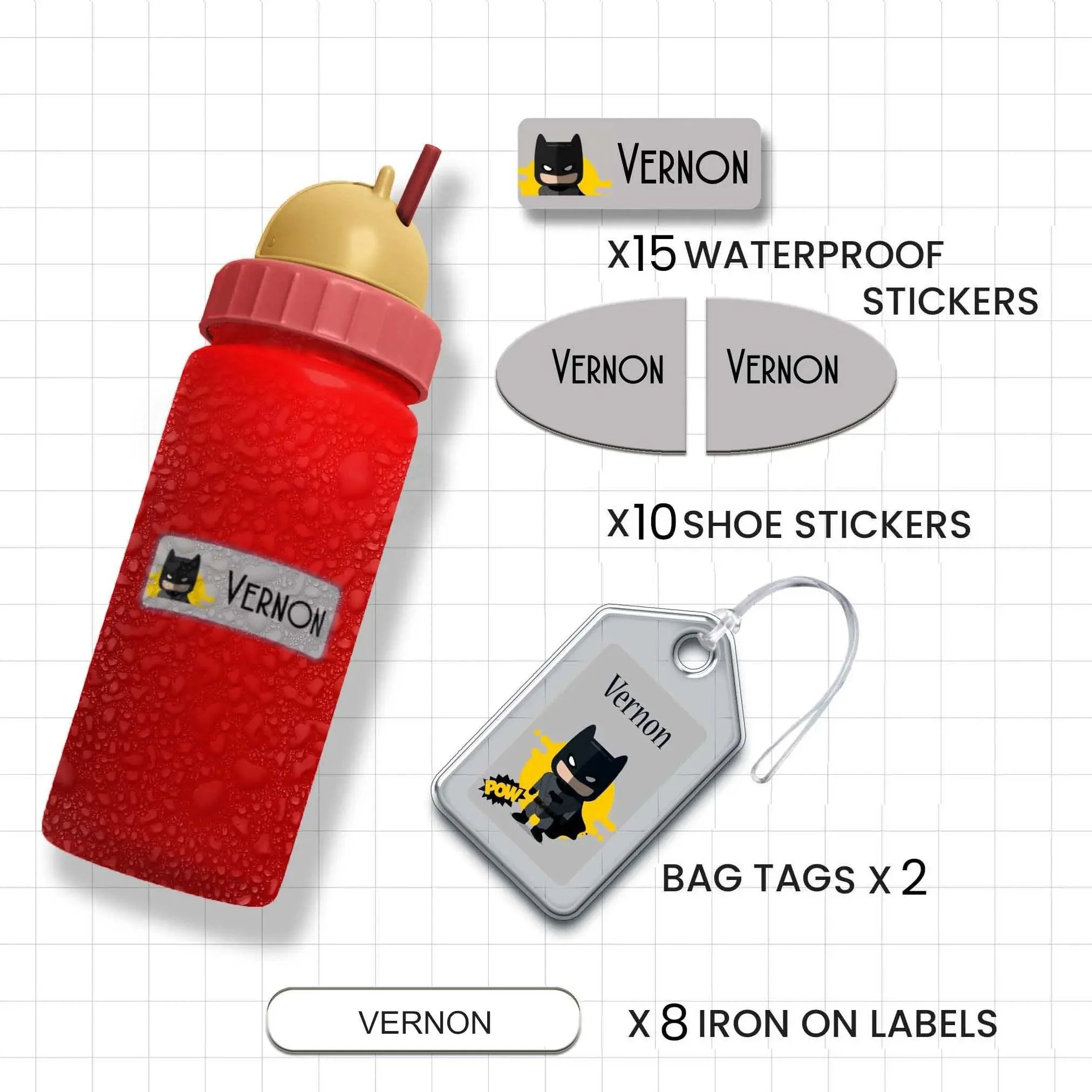 Classic Combo Label Pack - Set of 35 pieces - Image 6