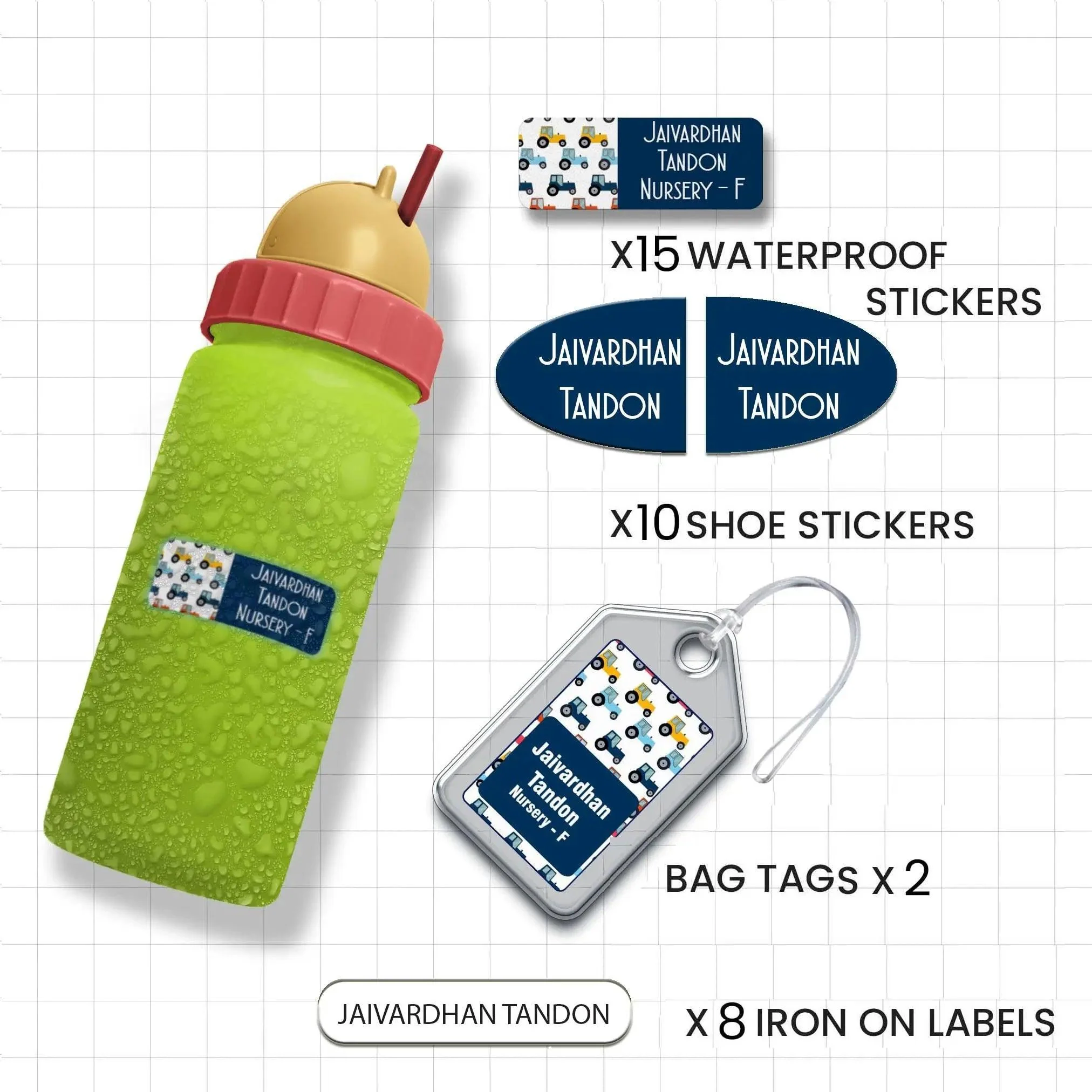 Classic Combo Label Pack - Set of 35 pieces - Image 61