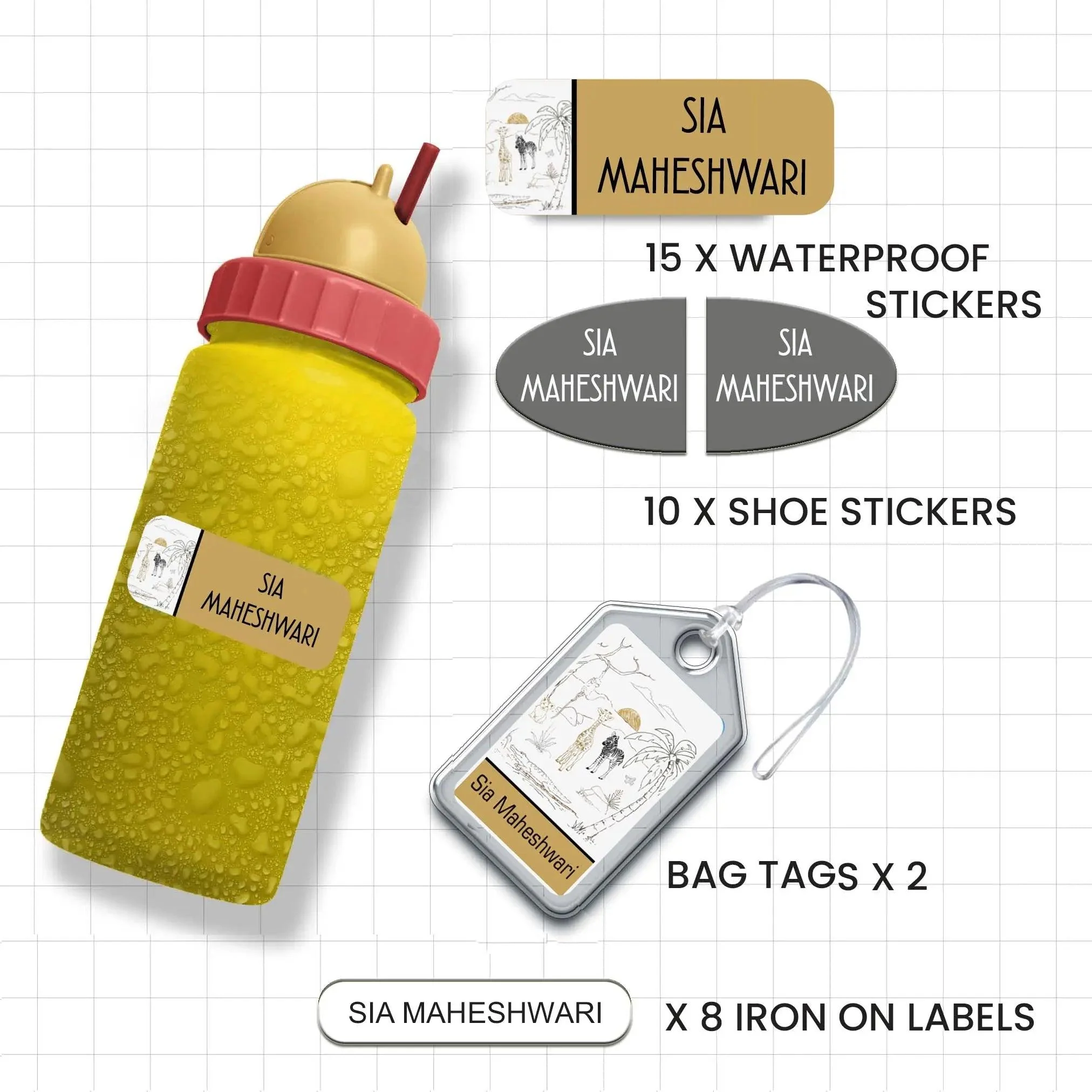 Classic Combo Label Pack - Set of 35 pieces - Image 63