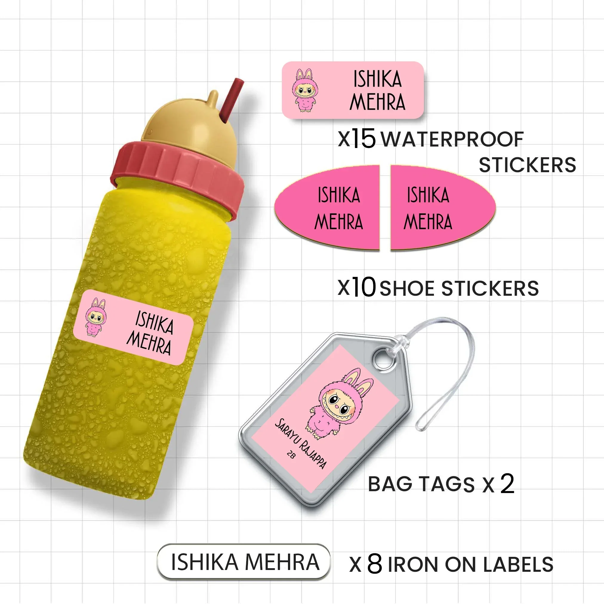 Classic Combo Label Pack - Set of 35 pieces - Image 66