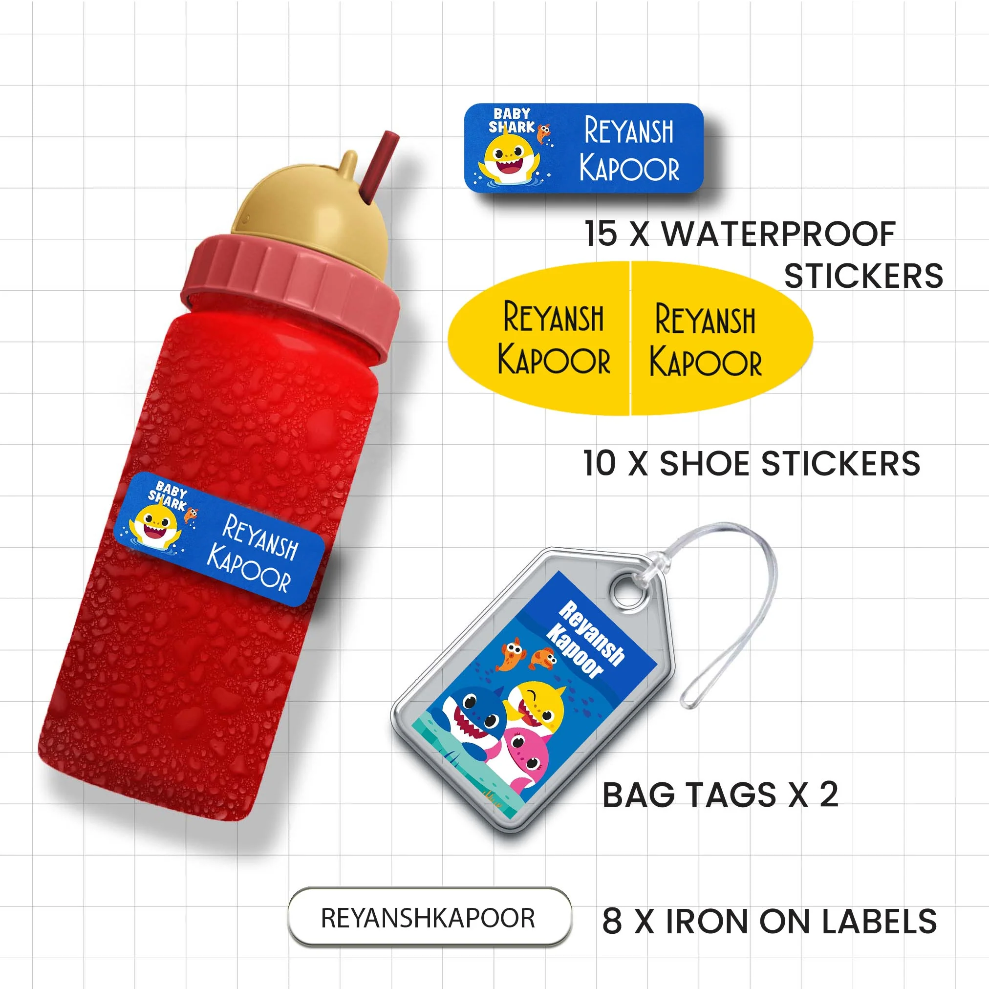 Classic Combo Label Pack - Set of 35 pieces - Image 69