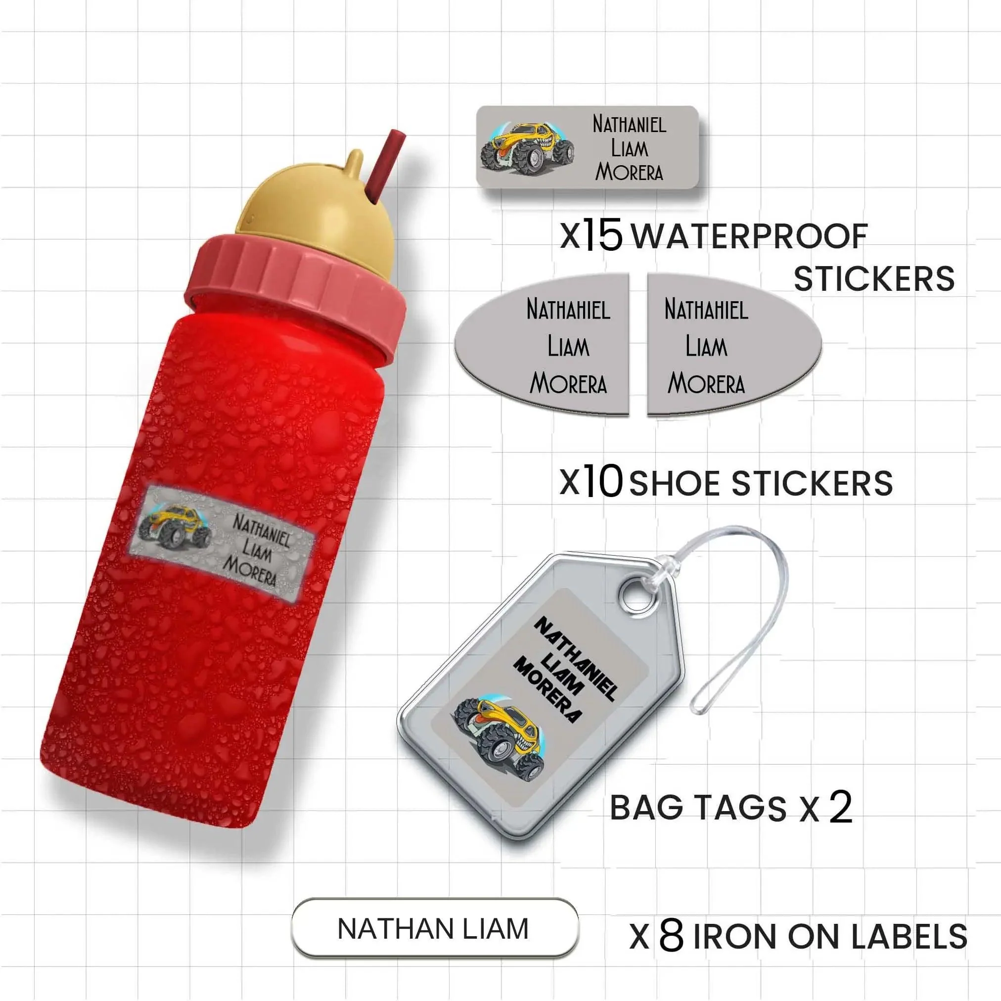 Classic Combo Label Pack - Set of 35 pieces - Image 7