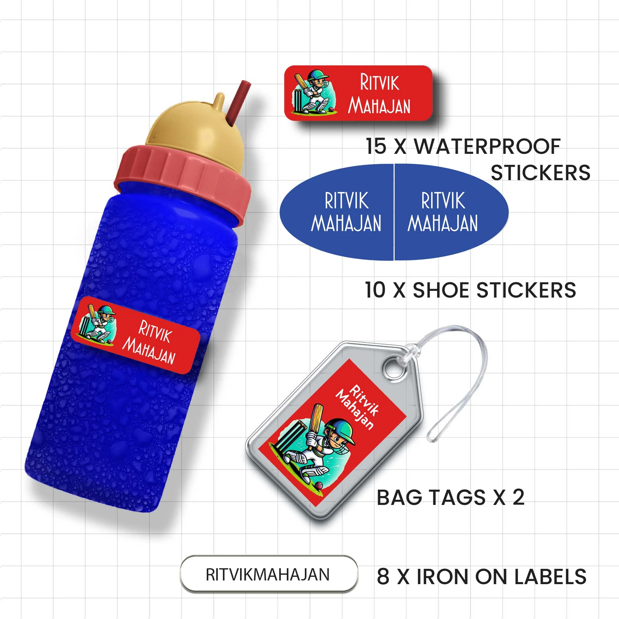 Classic Combo Label Pack - Set of 35 pieces - Image 72