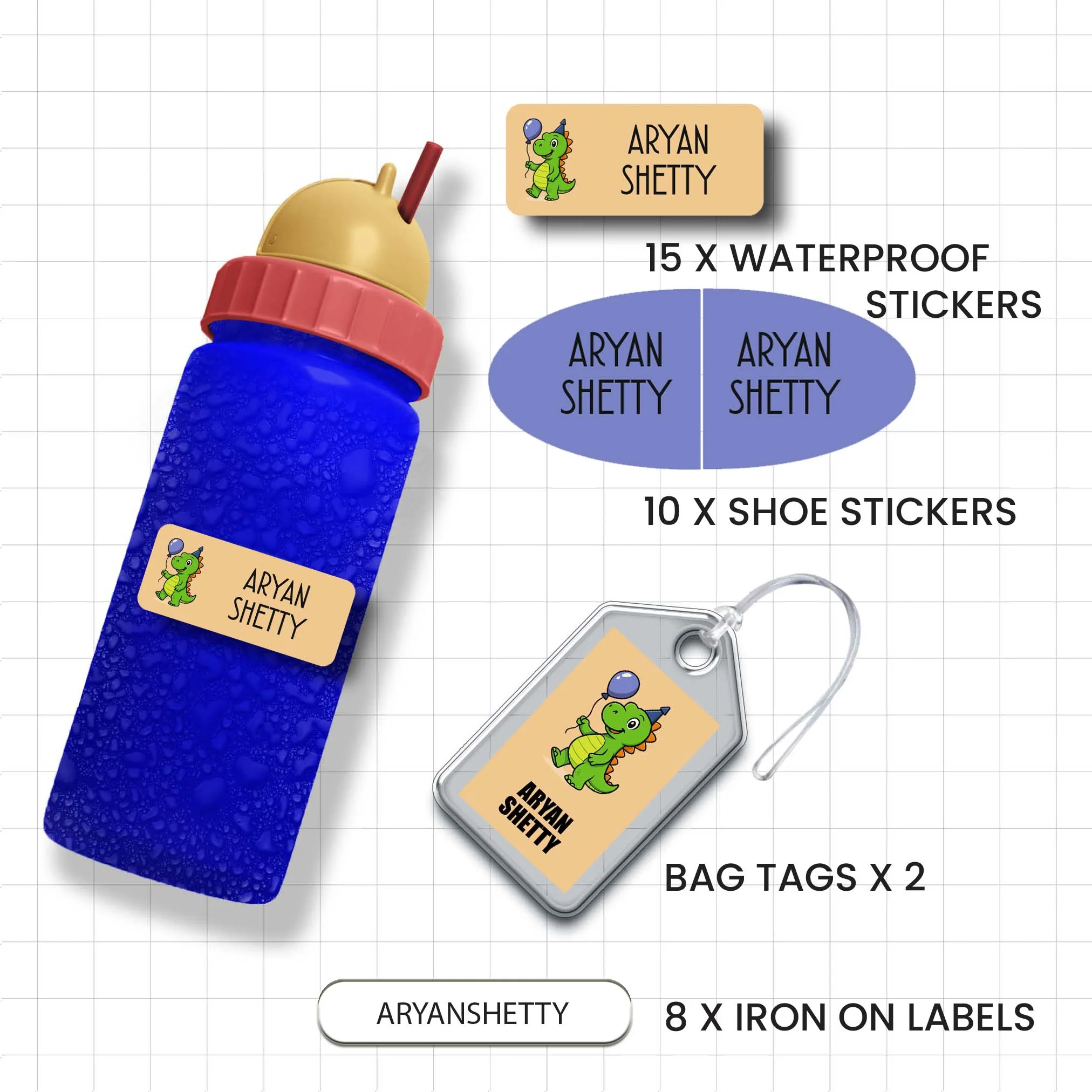 Classic Combo Label Pack - Set of 35 pieces - Image 73