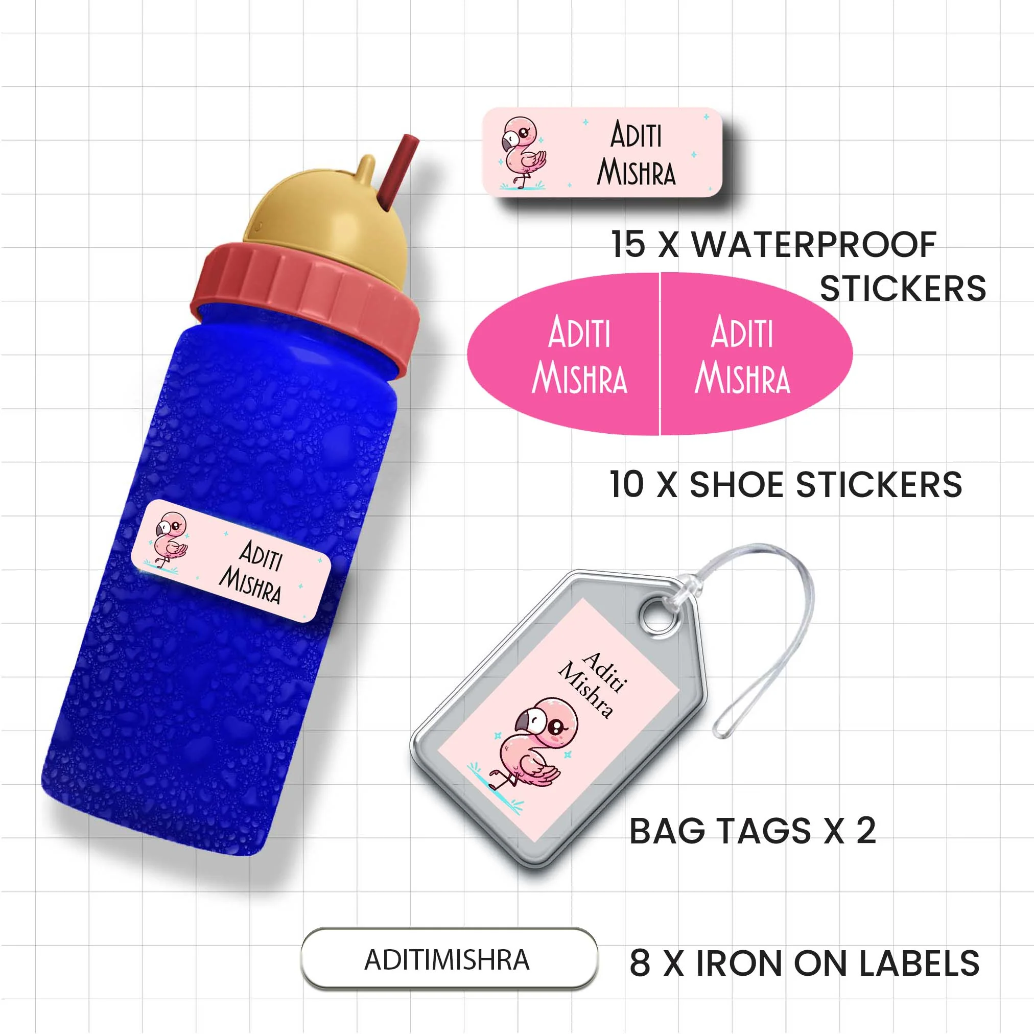 Classic Combo Label Pack - Set of 35 pieces - Image 75