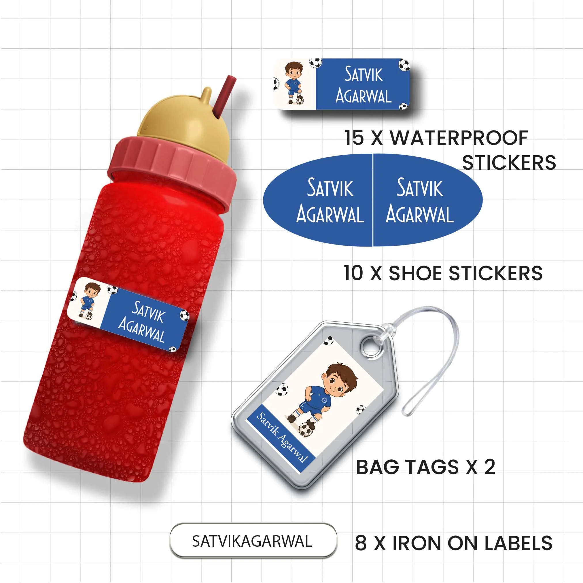 Classic Combo Label Pack - Set of 35 pieces - Image 76