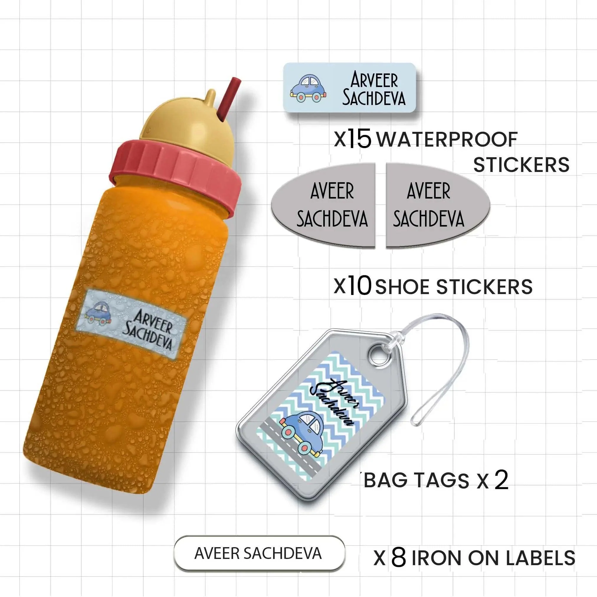 Classic Combo Label Pack - Set of 35 pieces - Image 8
