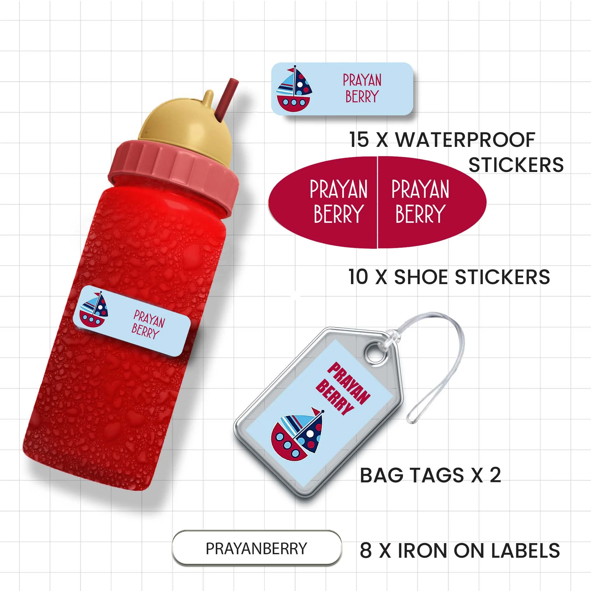 Classic Combo Label Pack - Set of 35 pieces - Image 83