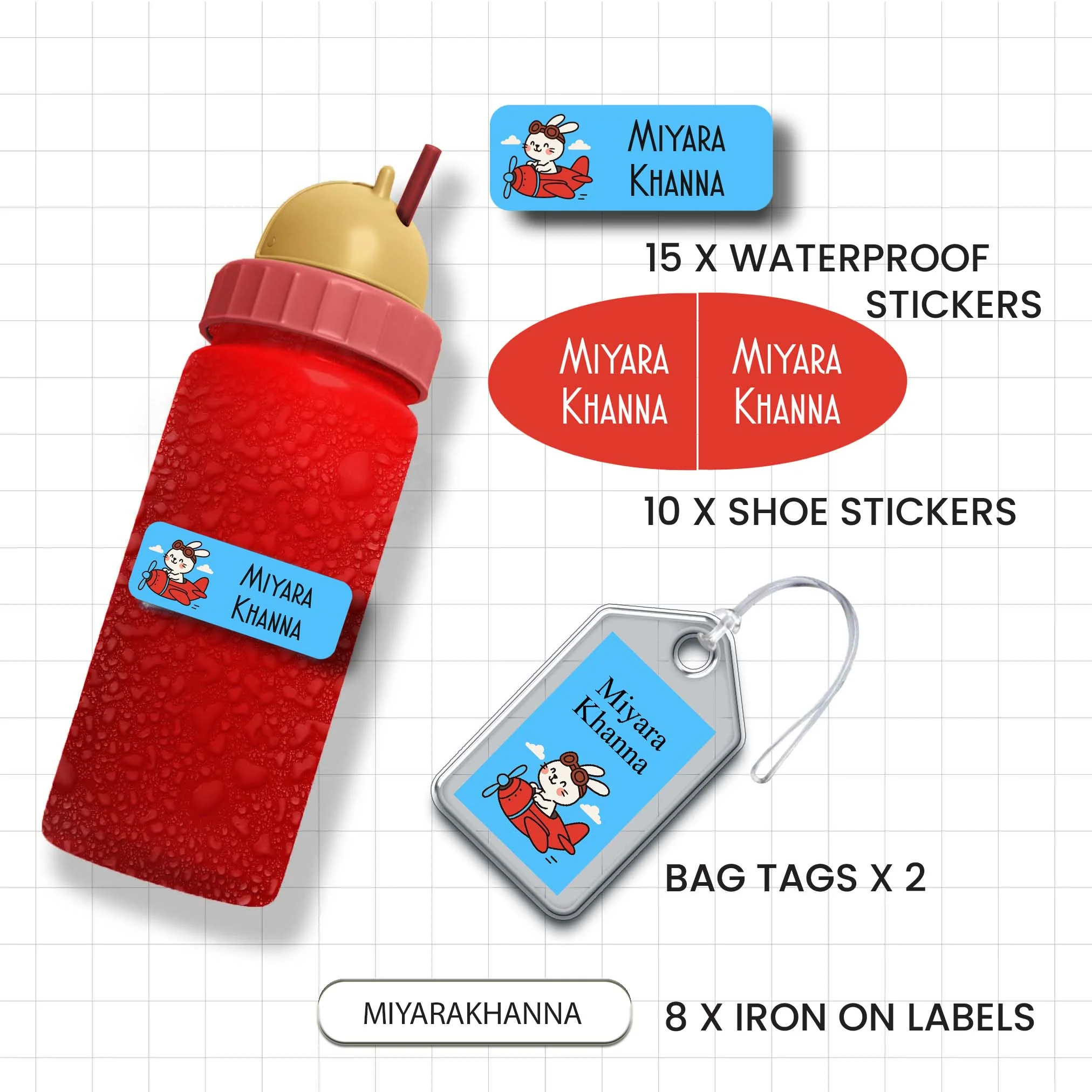 Classic Combo Label Pack - Set of 35 pieces - Image 86