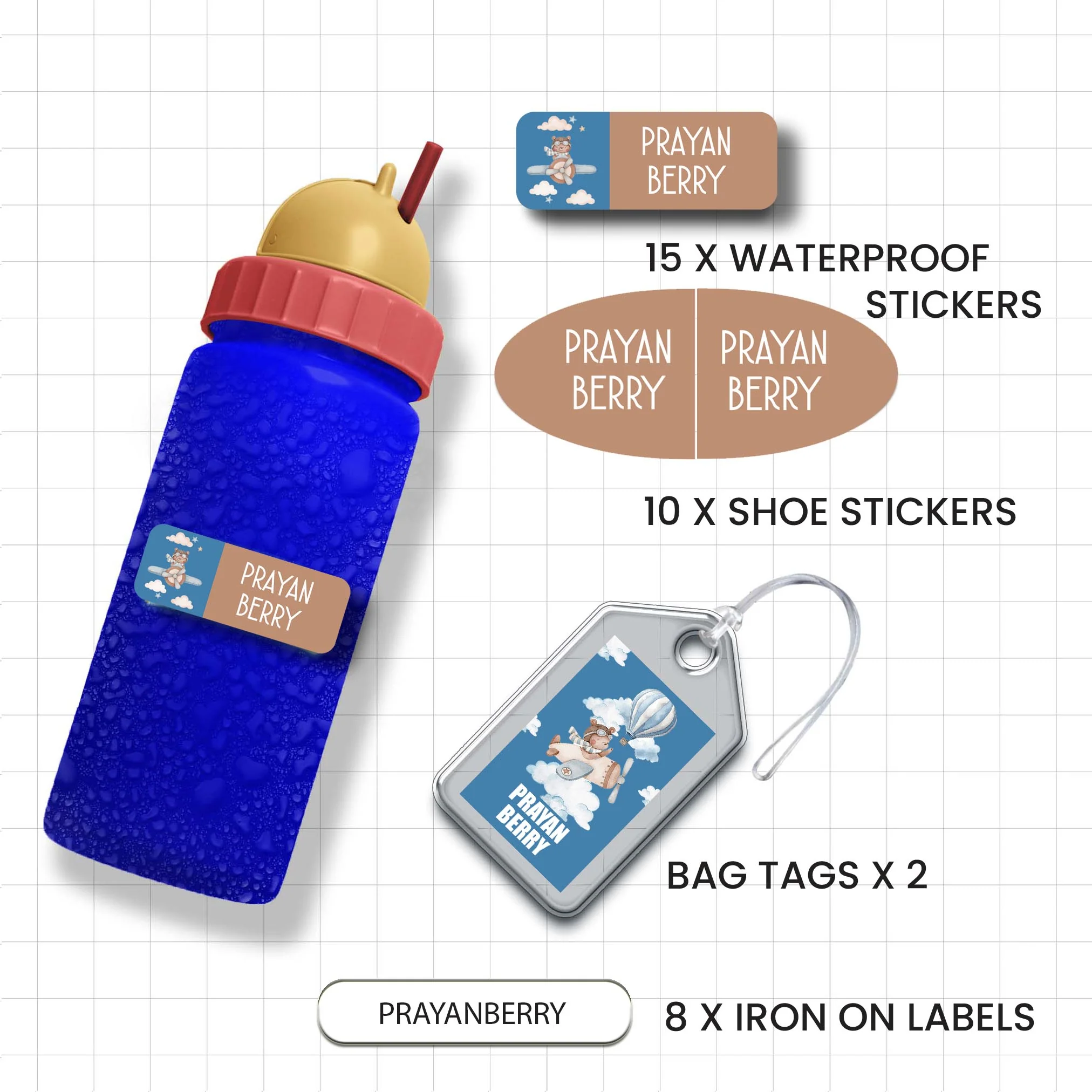 Classic Combo Label Pack - Set of 35 pieces - Image 88