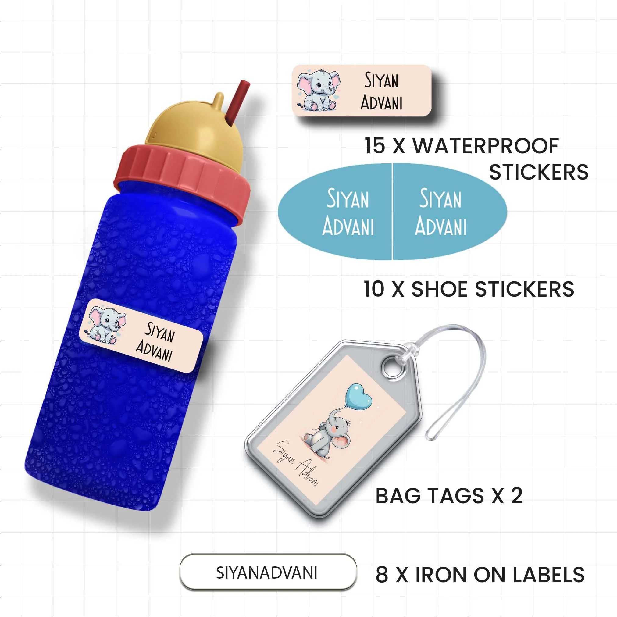 Classic Combo Label Pack - Set of 35 pieces - Image 90