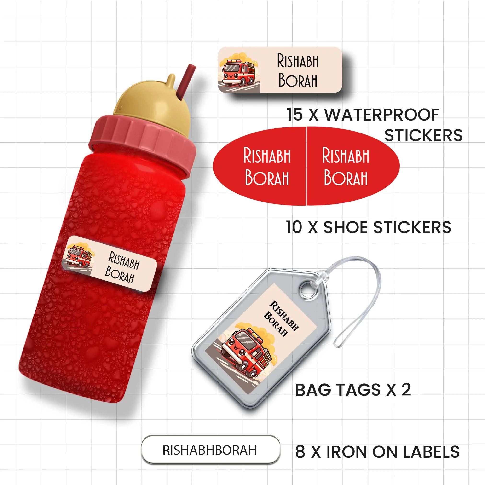 Classic Combo Label Pack - Set of 35 pieces - Image 91