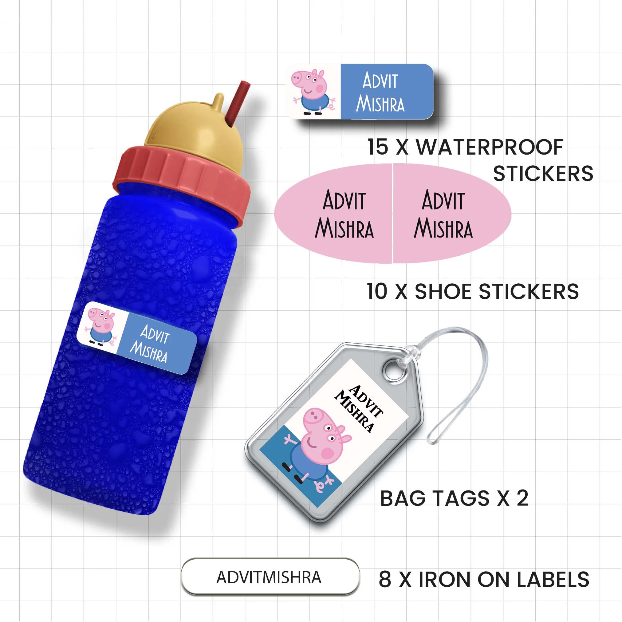 Classic Combo Label Pack - Set of 35 pieces - Image 92
