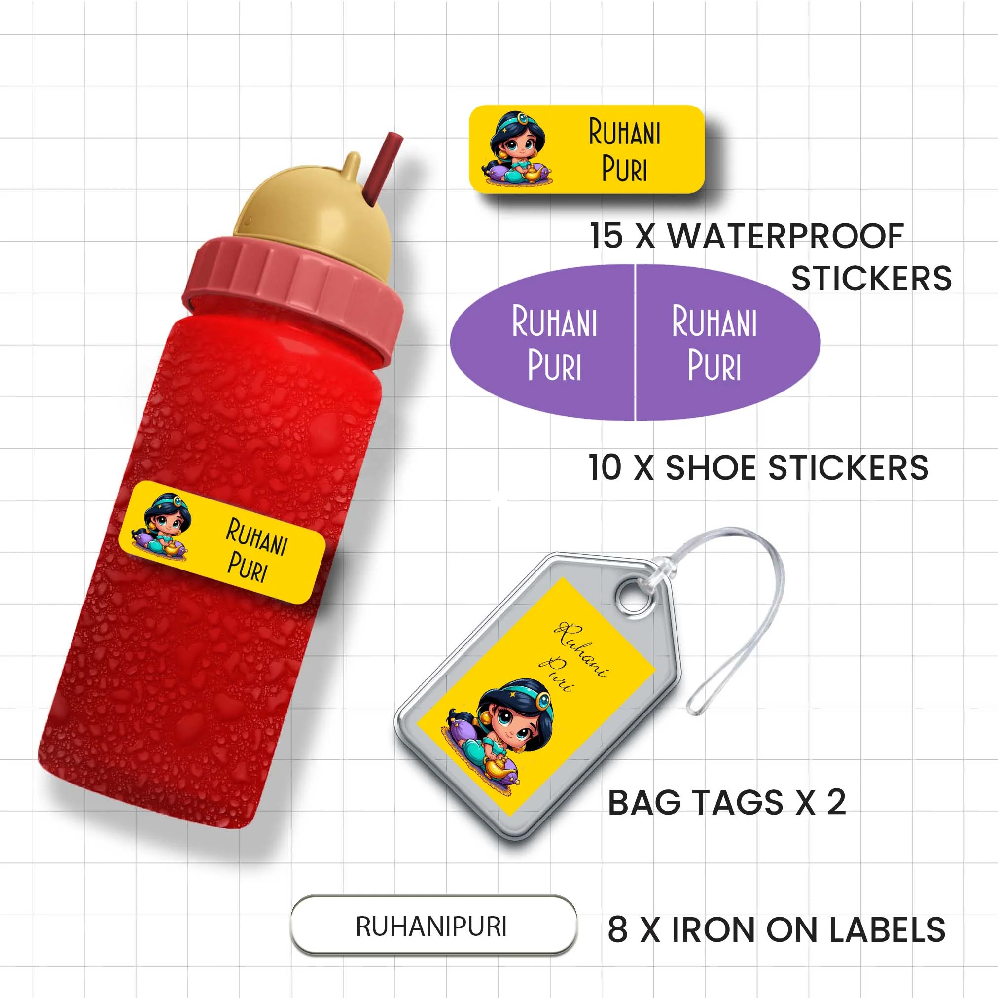 Classic Combo Label Pack - Set of 35 pieces - Image 94