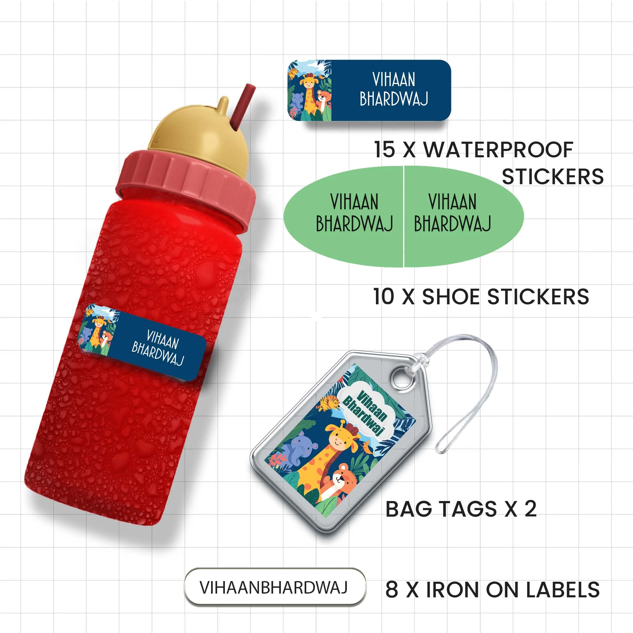 Classic Combo Label Pack - Set of 35 pieces - Image 95