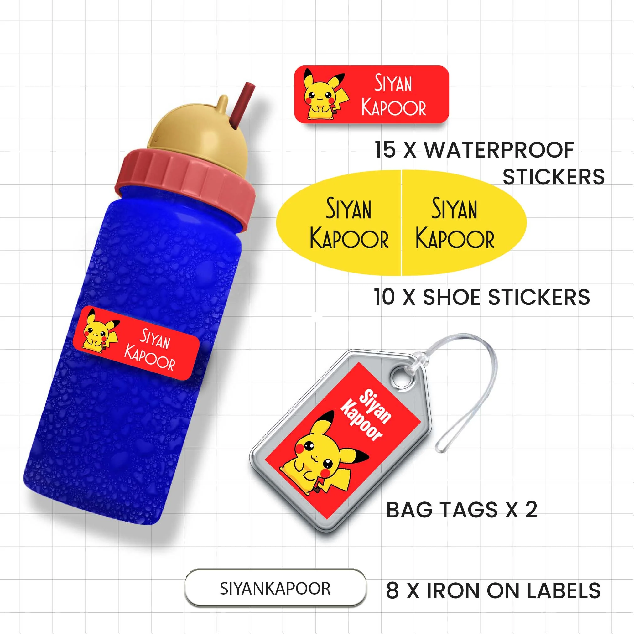 Classic Combo Label Pack - Set of 35 pieces - Image 97