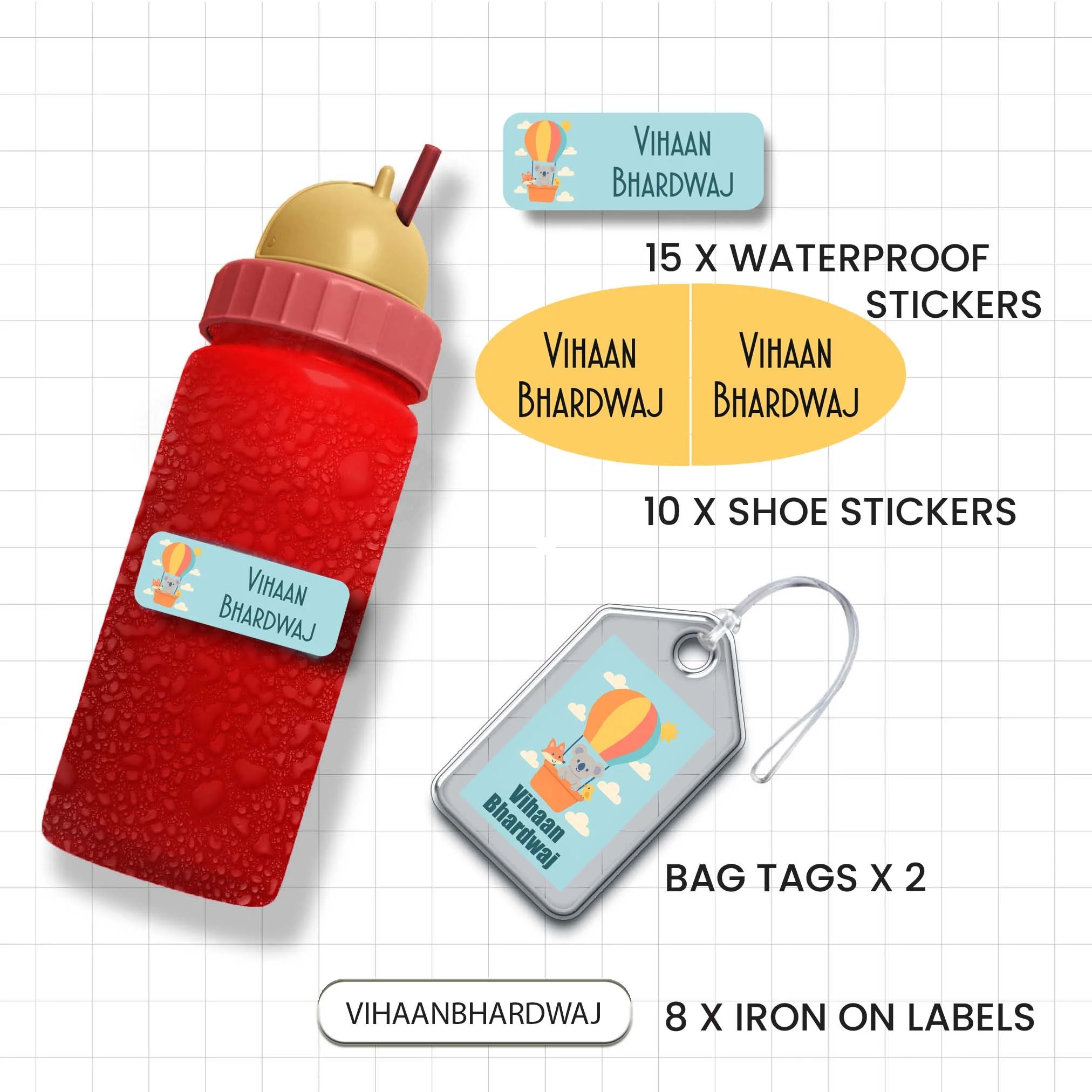 Classic Combo Label Pack - Set of 35 pieces - Image 98
