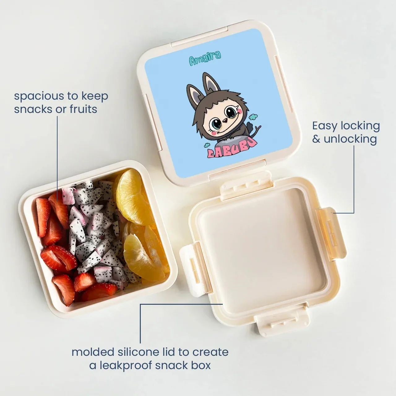 Custom Snack Box & Lunch Box for kids - Labubu Design - Image 6
