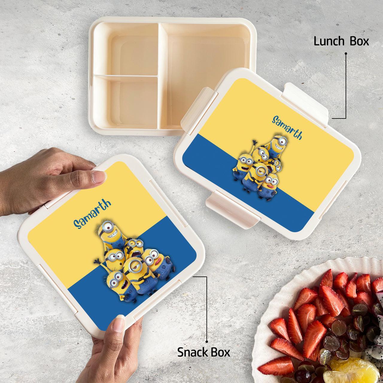 Custom Snack Box & Lunch Box for kids - Minion Design - Image 5