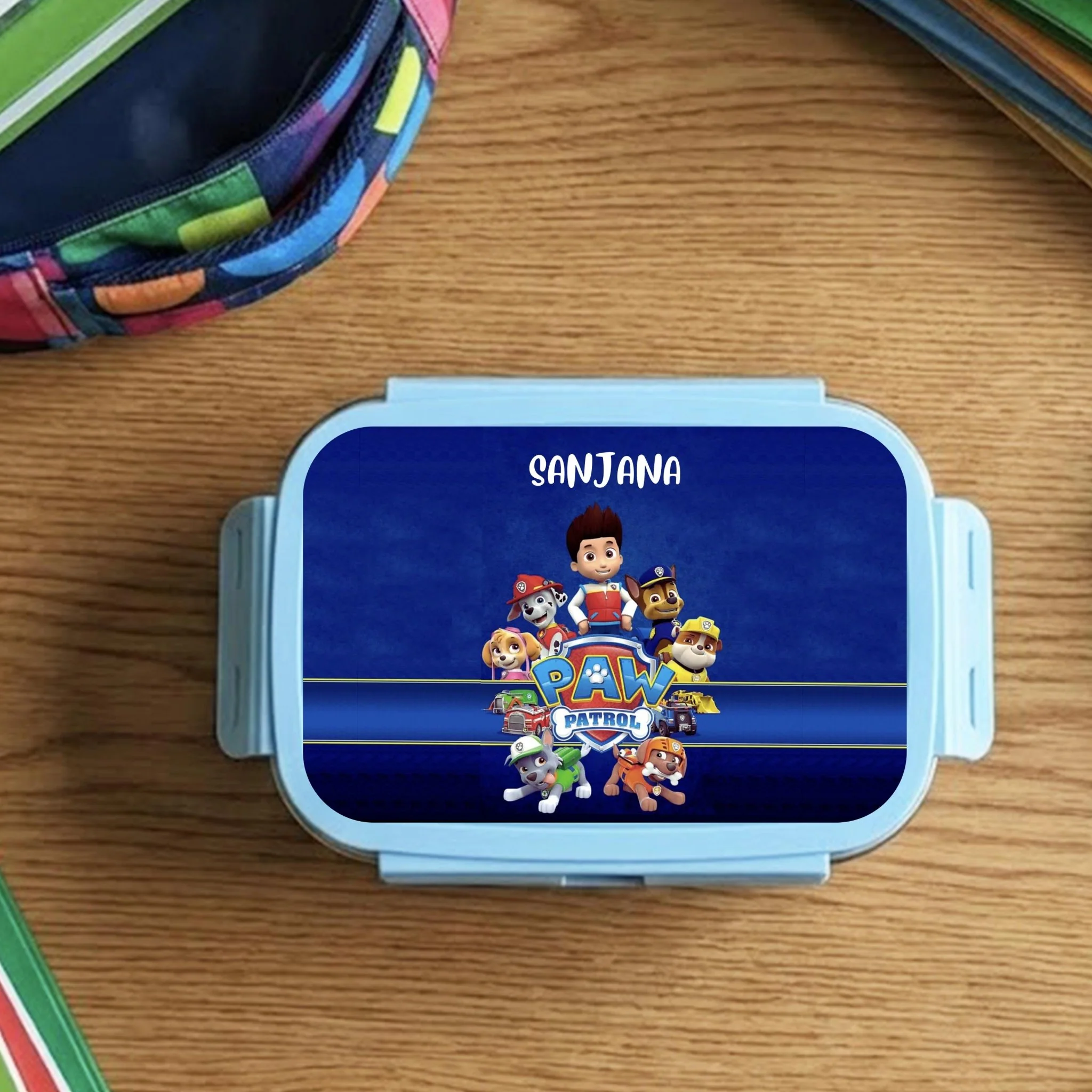 Custom Steel Snack Box & Lunch Box for Kids - Paw Patrol Design - Image 3