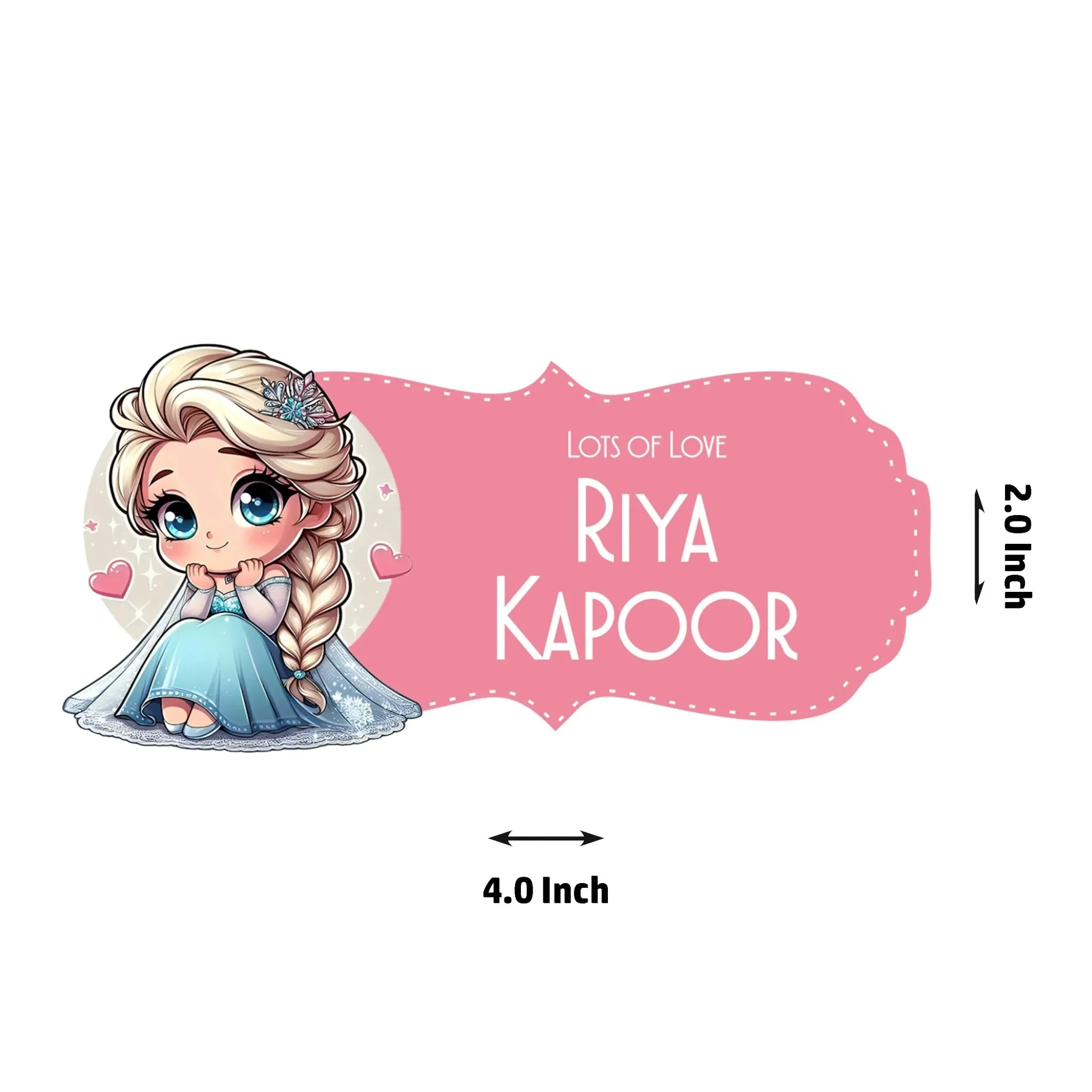 Die-Cut Gift Tags/Gift Labels - Frozen Design - Image 2