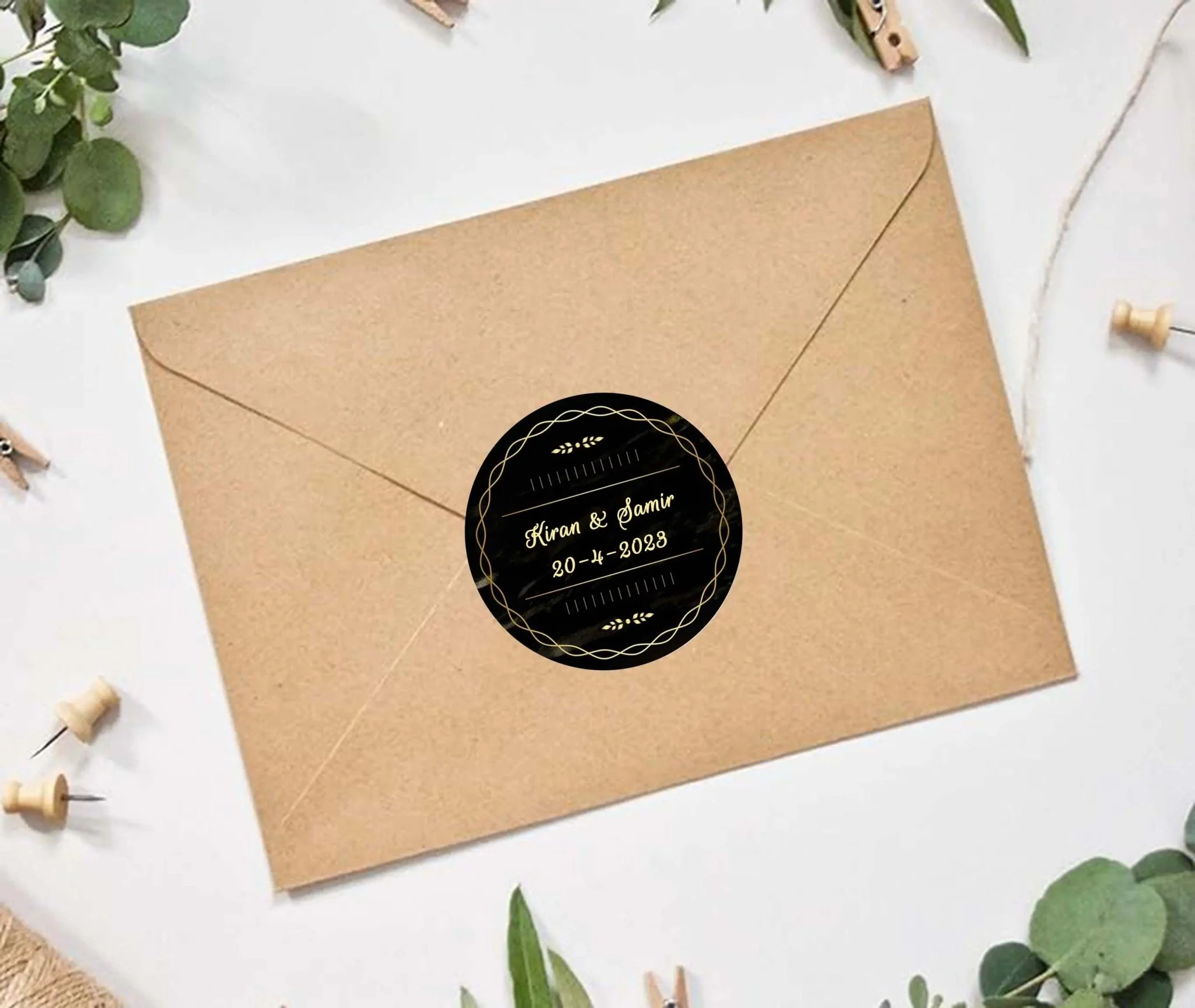 Envelope Seal Stickers - 50 pieces - Image 11